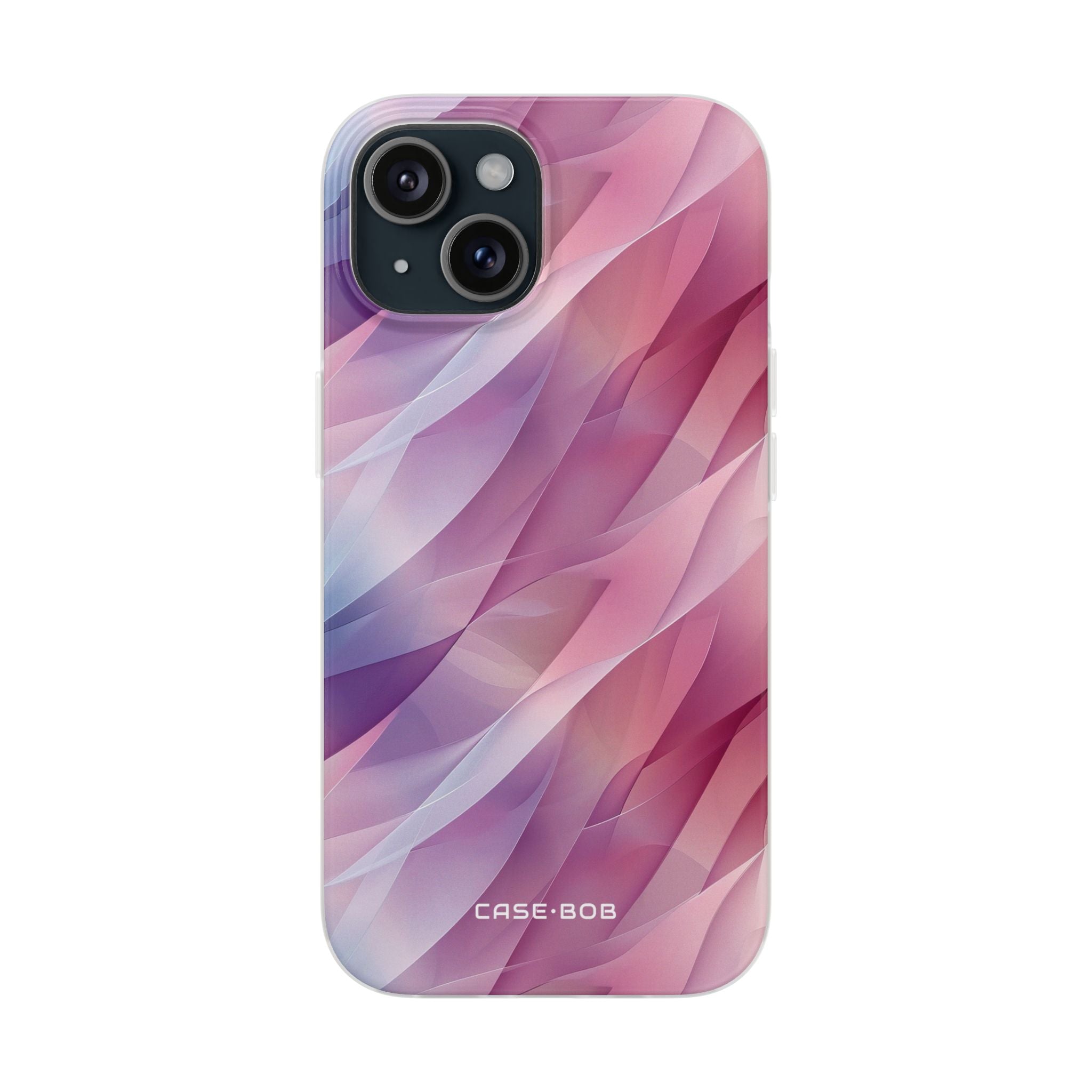 Pink Wave iPhone 15 Case - Soft