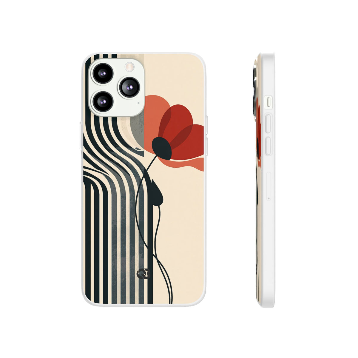Modernist Poppy · Lite Phone Case for iPhone · Beige