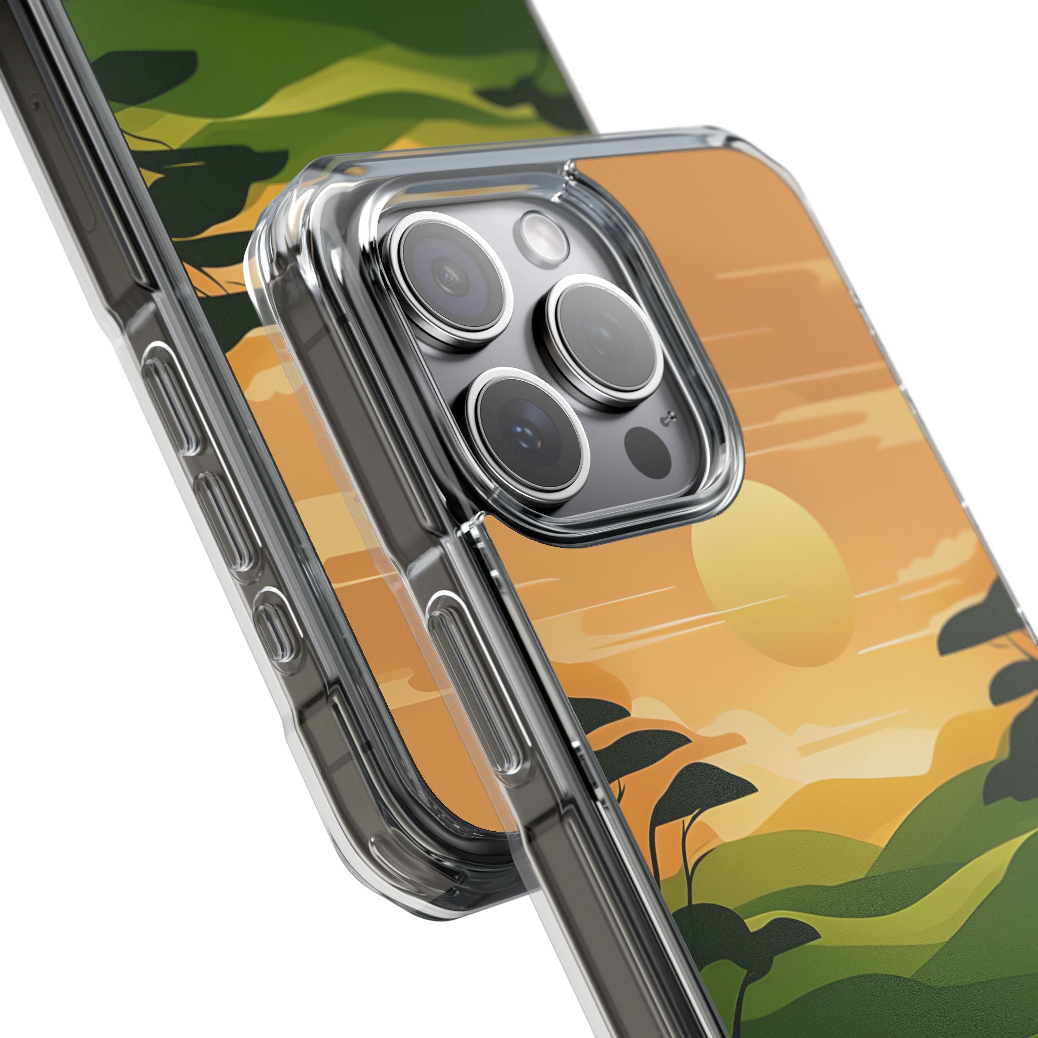 Verdant Horizon Sun · Impact Phone Case for iPhone · Magsafe
