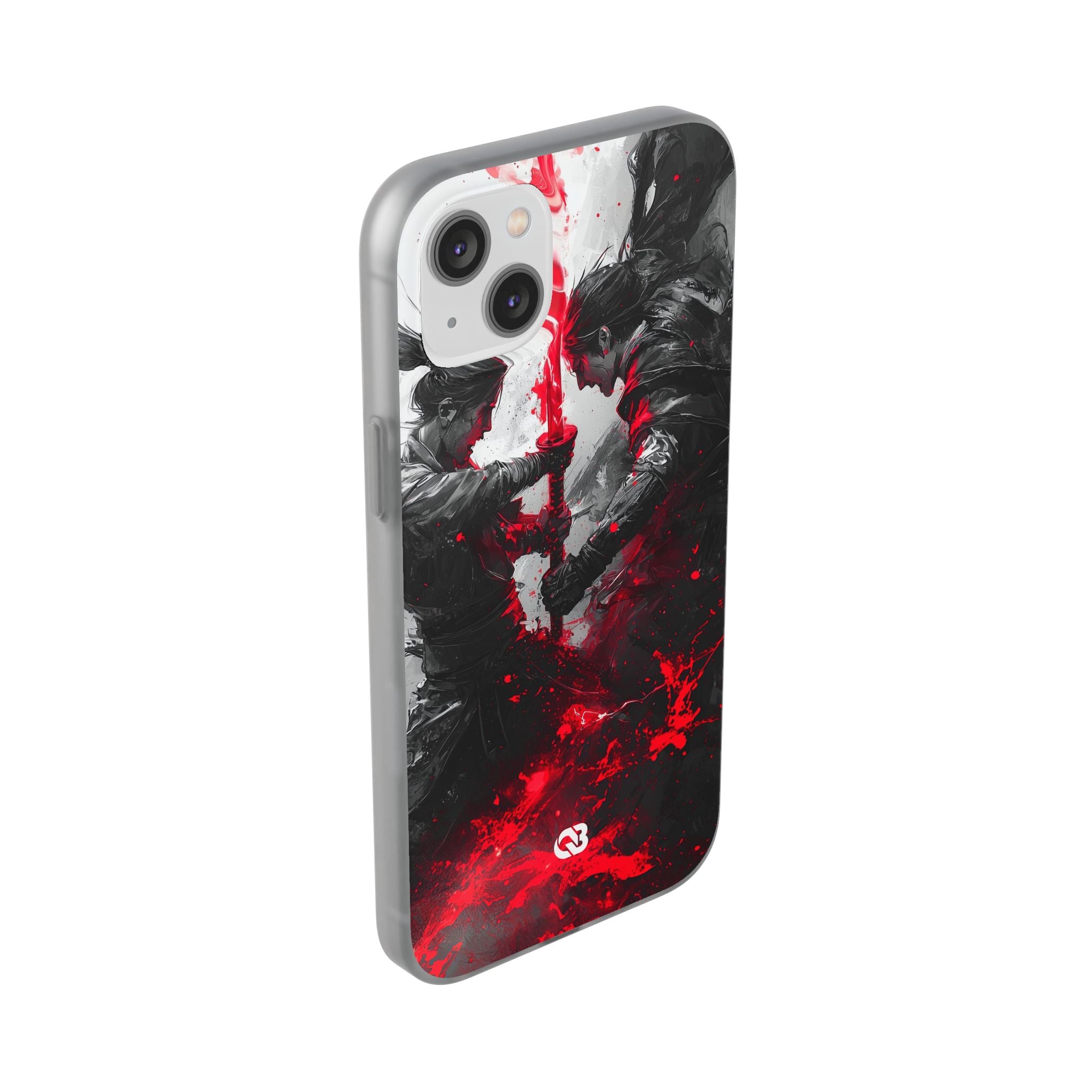 Shattered Crimson Duel · Soft Capa para iPhone