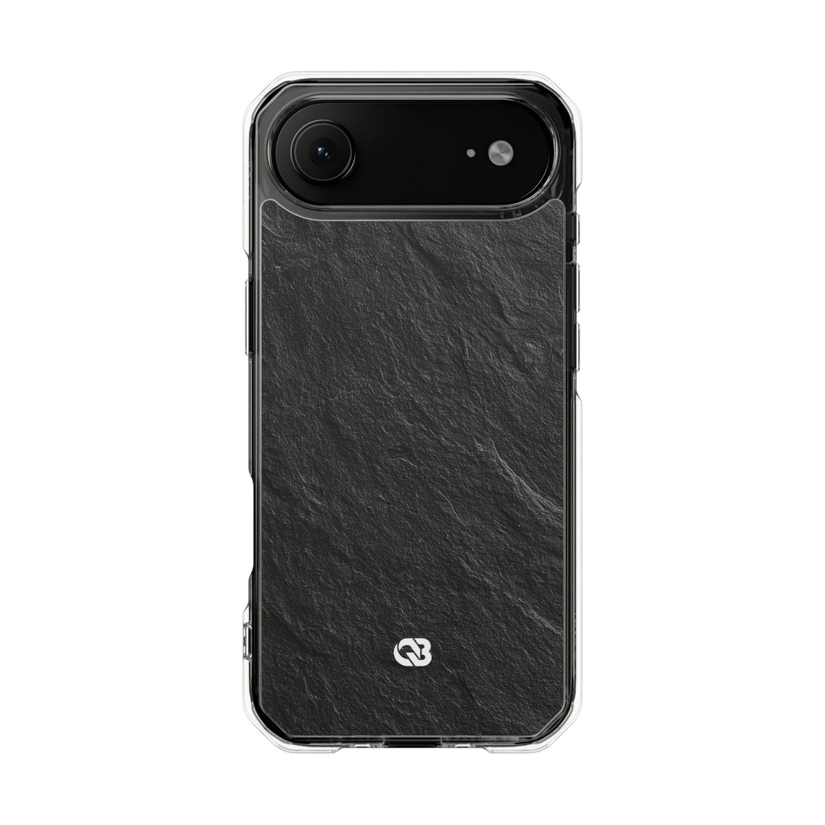 Black Impact MagSafe Phone Case for iPhone - Raw Obsidian Slate