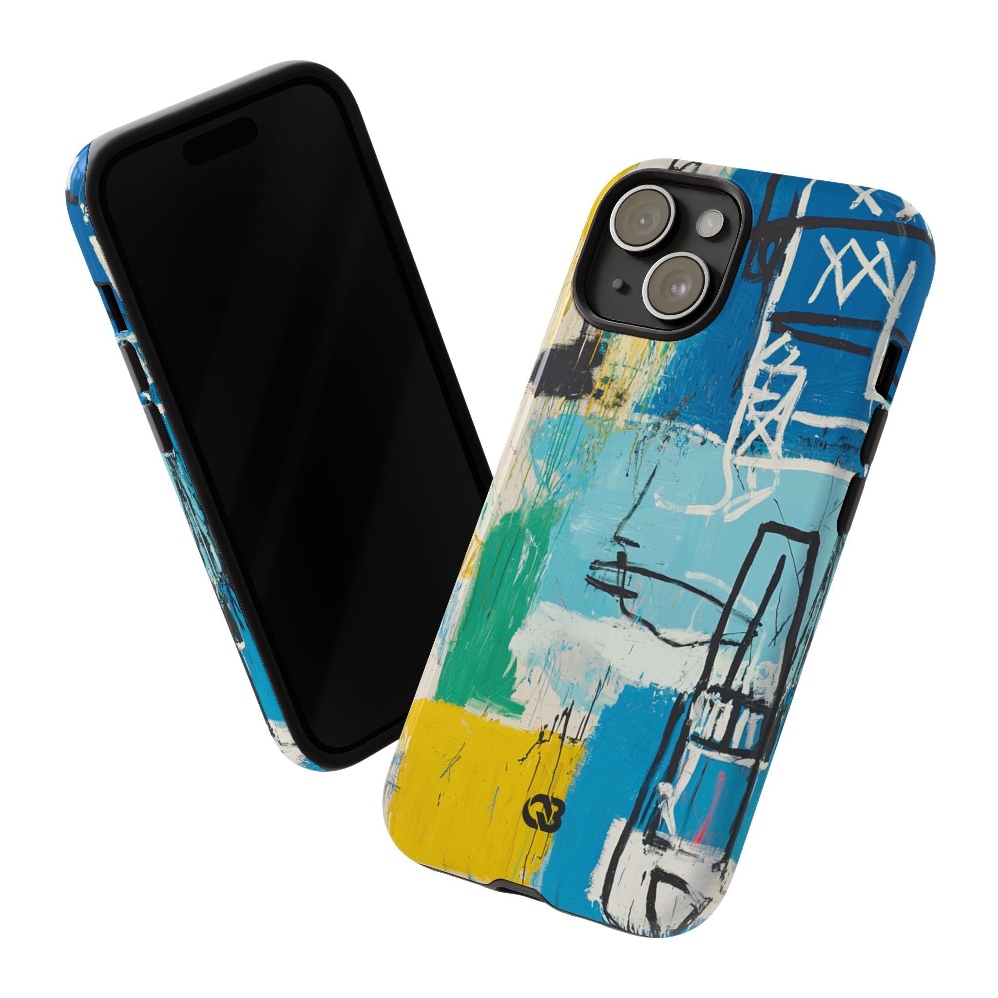 Azure Urban Scribble · Tough Phone Case for iPhone