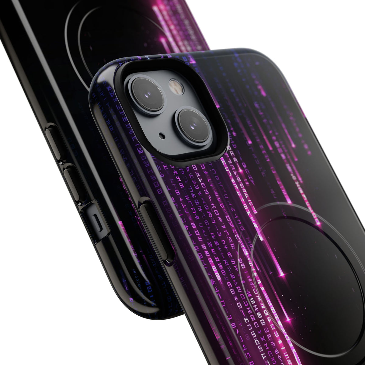 Binary Cascade · Tough 2.0 Magnetic Phone Case for iPhone · Black