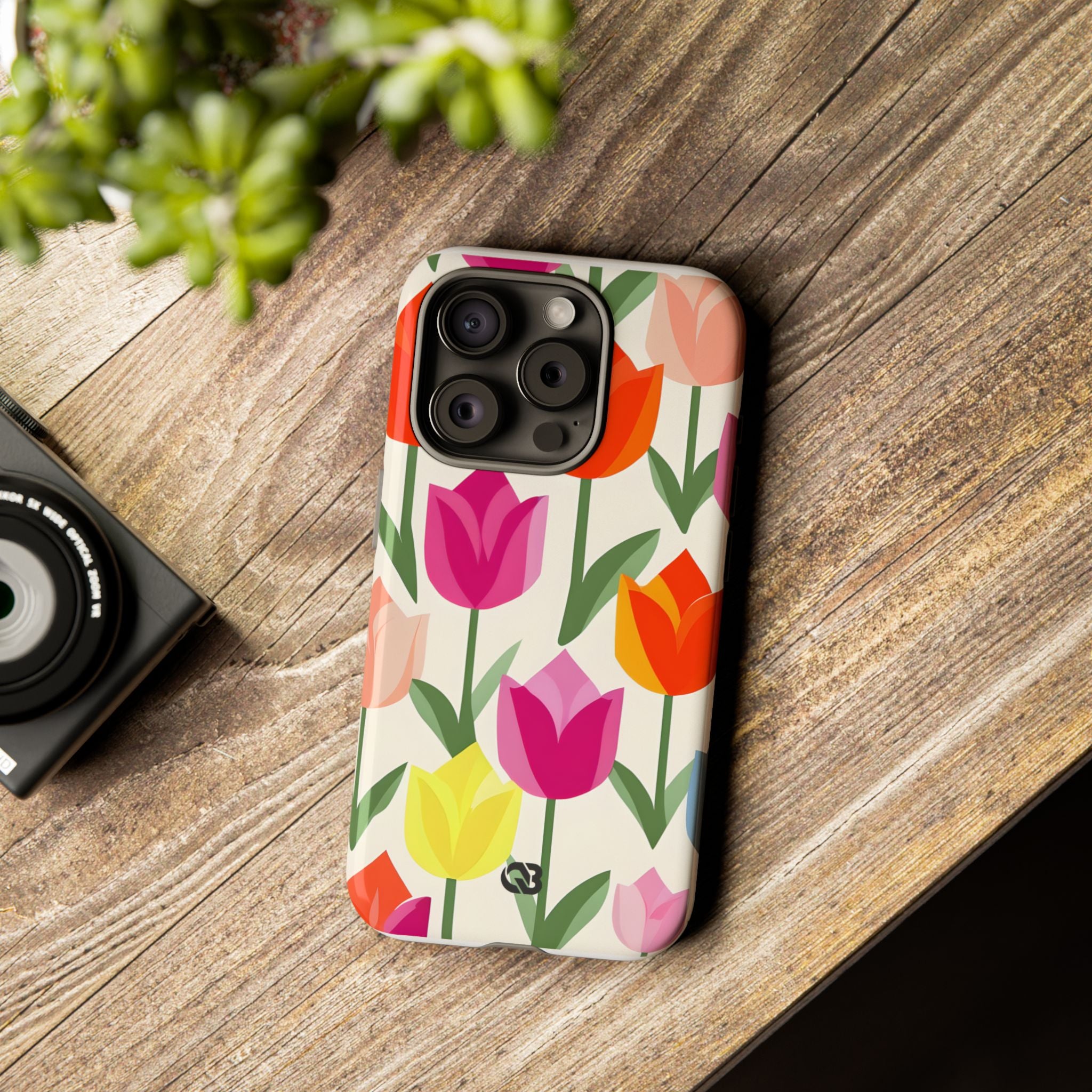 Vibrant Petal Grid · Tough Fundas para teléfono para iPhone