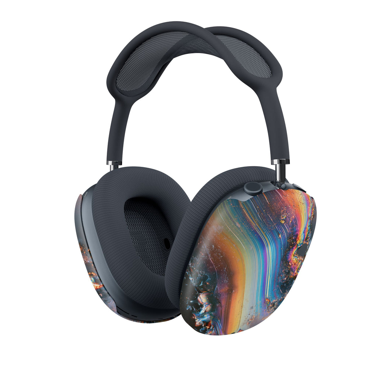 Prismatic Aura Flow · Hard Case for AirPods Max · Blue