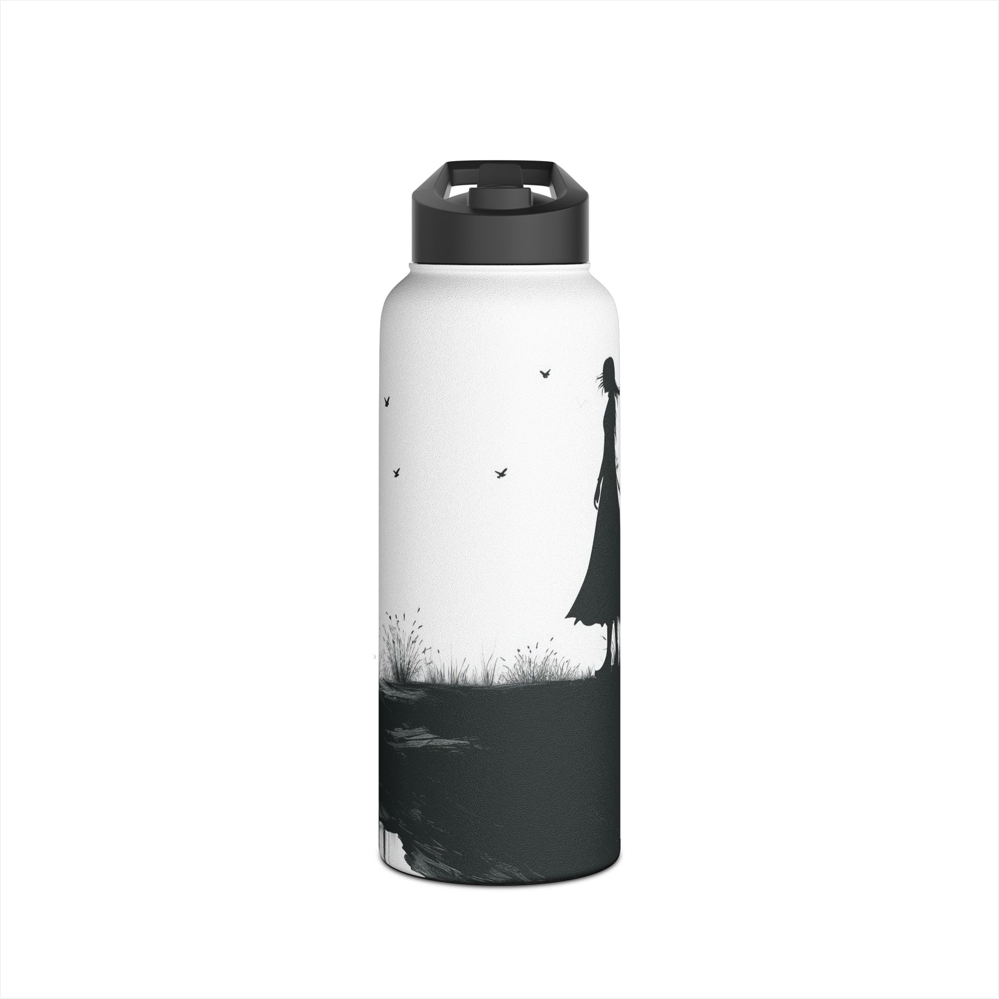 Cliff Silhouette - Stainless Steel Water Bottle