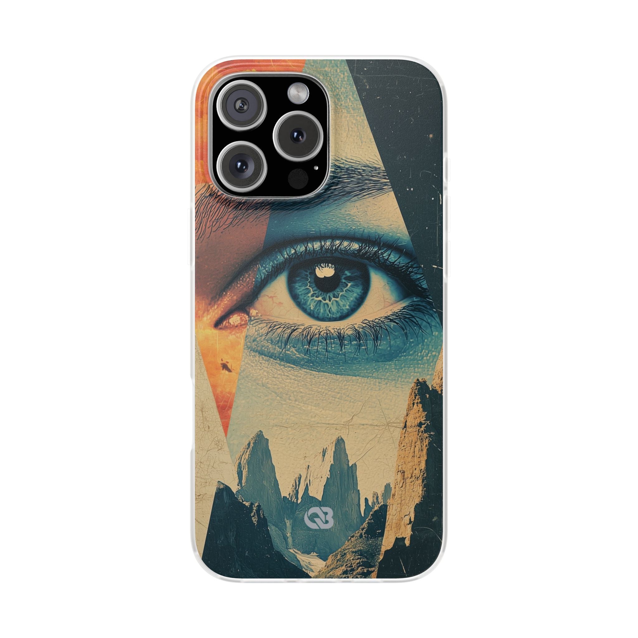 Fragmented Peak Gaze · Soft Phone Case for iPhone