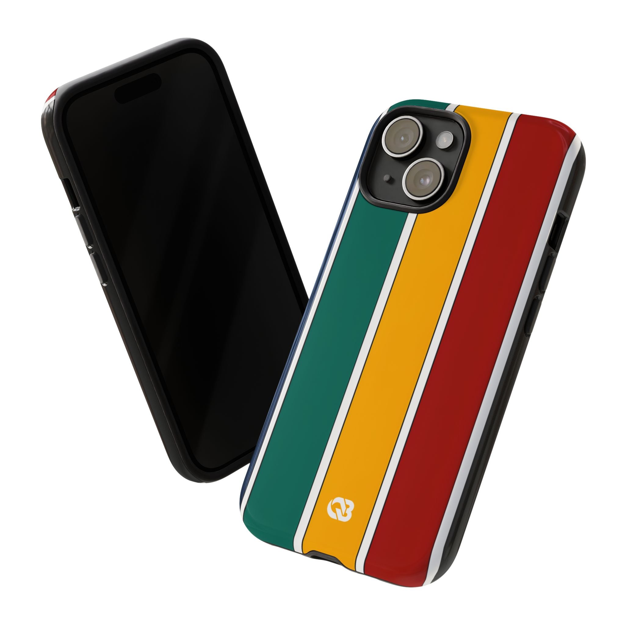 Retro Racing Bars · Tough Θήκη για iPhone