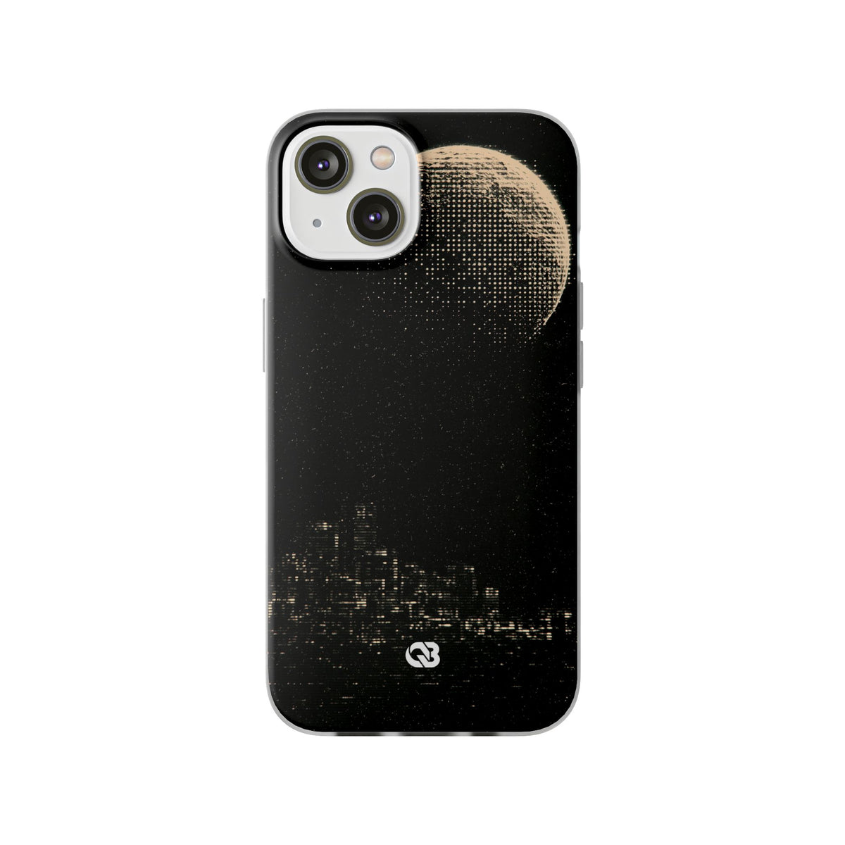 Lunar Metropolis Nocturne · Lite Phone Case for iPhone · Black