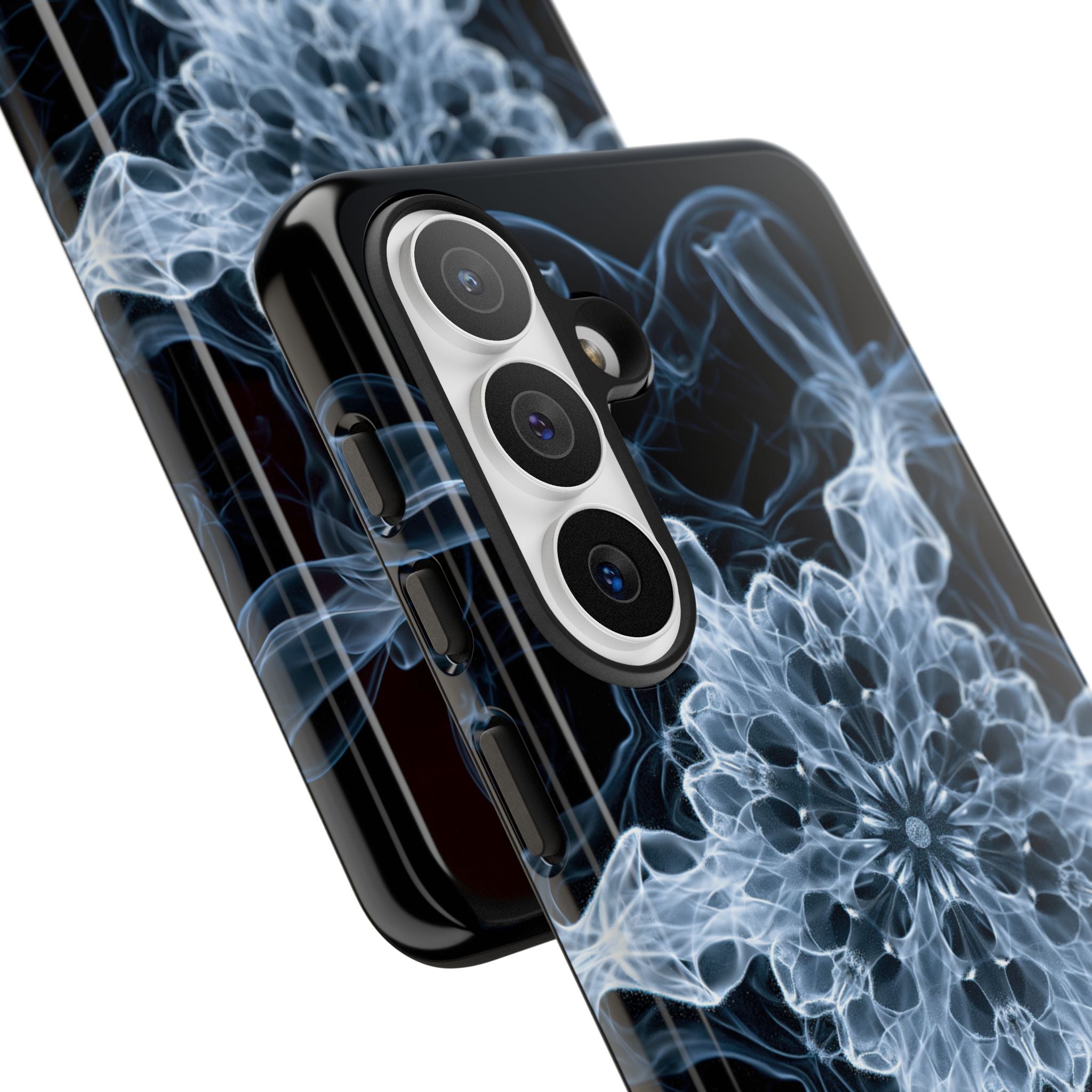 Blue Tough Phone Case for Samsung - Glacial Smoke Crown