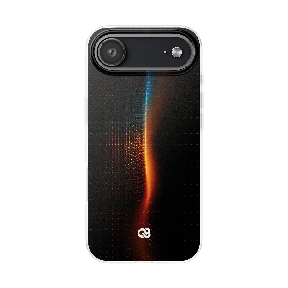 Luminous Refraction Grid · Lite Phone Case for iPhone · Black
