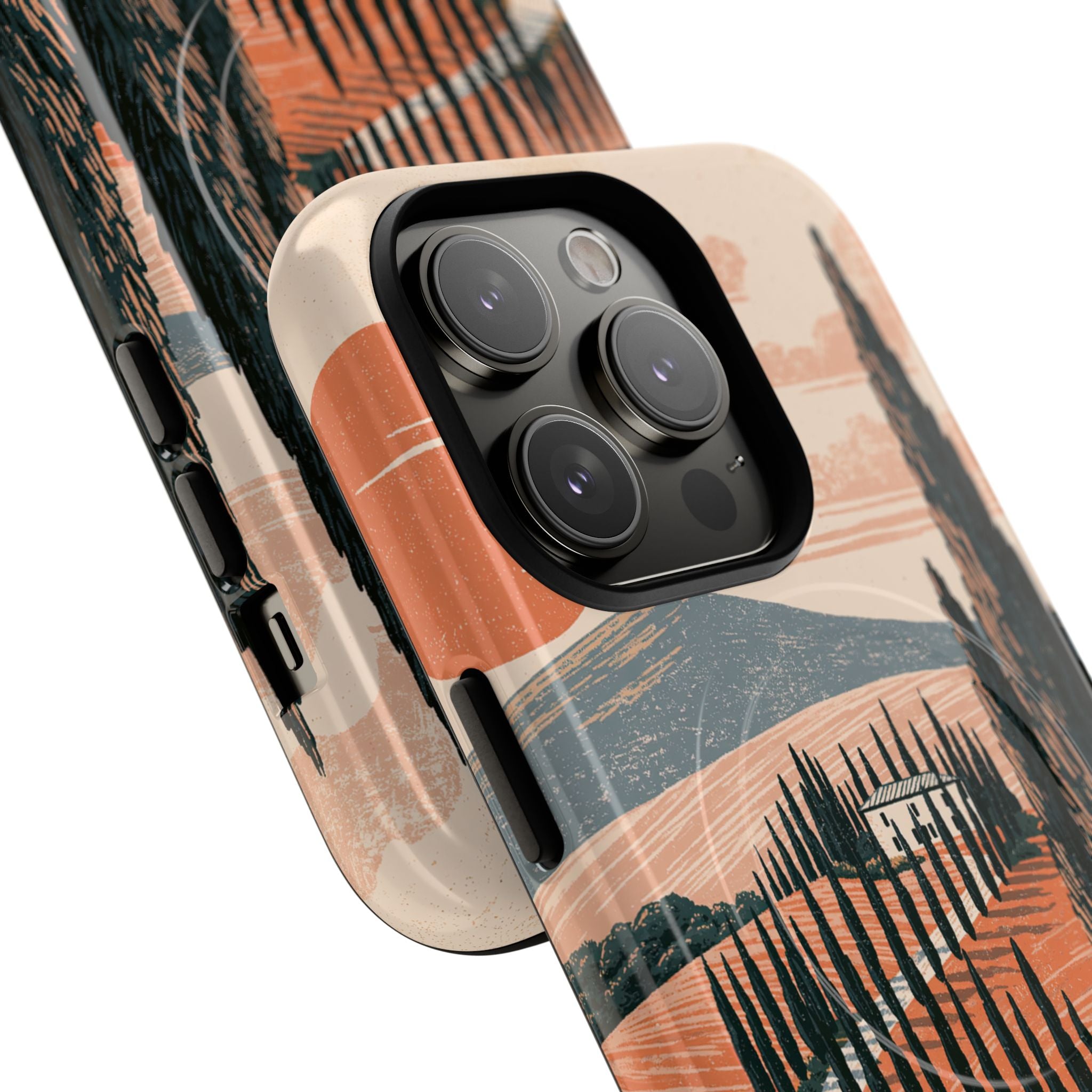 Orange Tough 2.0 Magsafe Phone Case for iPhone - Terracotta Ridge Trail