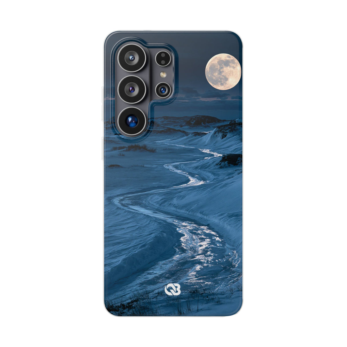 Arctic Moon Drift · Lite Phone Case for Samsung · Blue