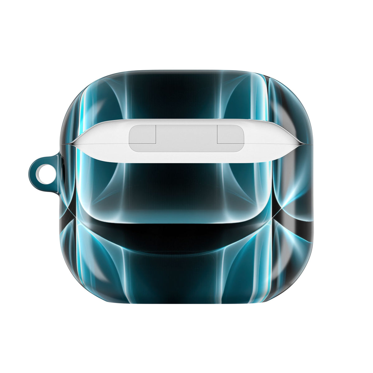 Cyan Core Matrix · Hard Case for AirPods & AirPods Pro · Blue