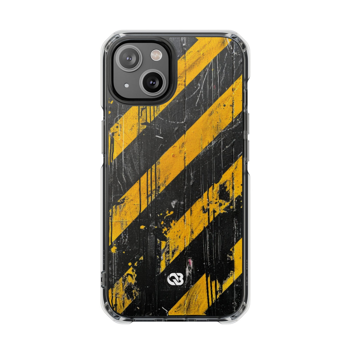 Urban Hazard Decay · Clear Impact Magnetic Phone Case for iPhone · Black
