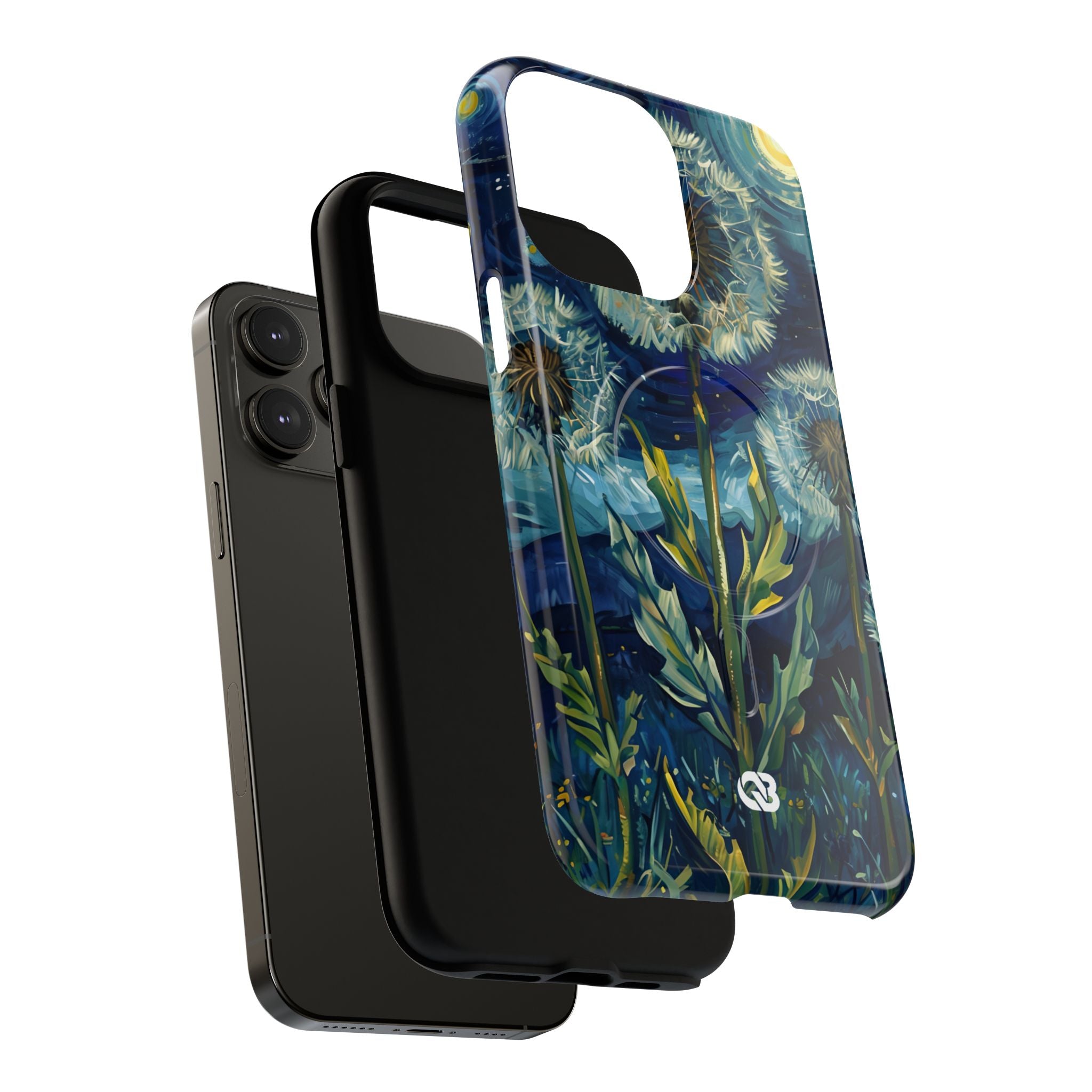 Starry Dandelion Swirl · Tough+ Coque de téléphone pour iPhone · Magsafe