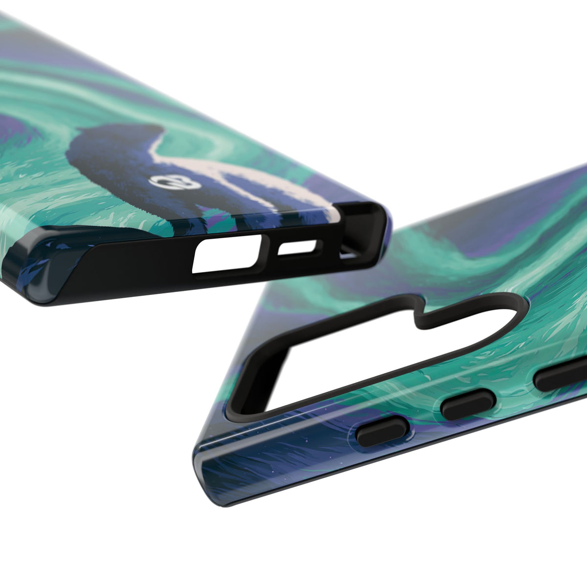 Arctic Aurora Bear · Tough Phone Case for Samsung · Teal
