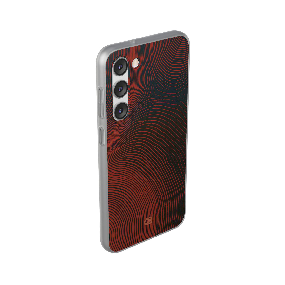 Red Lite Phone Case for Samsung - Terracotta Nerve Map