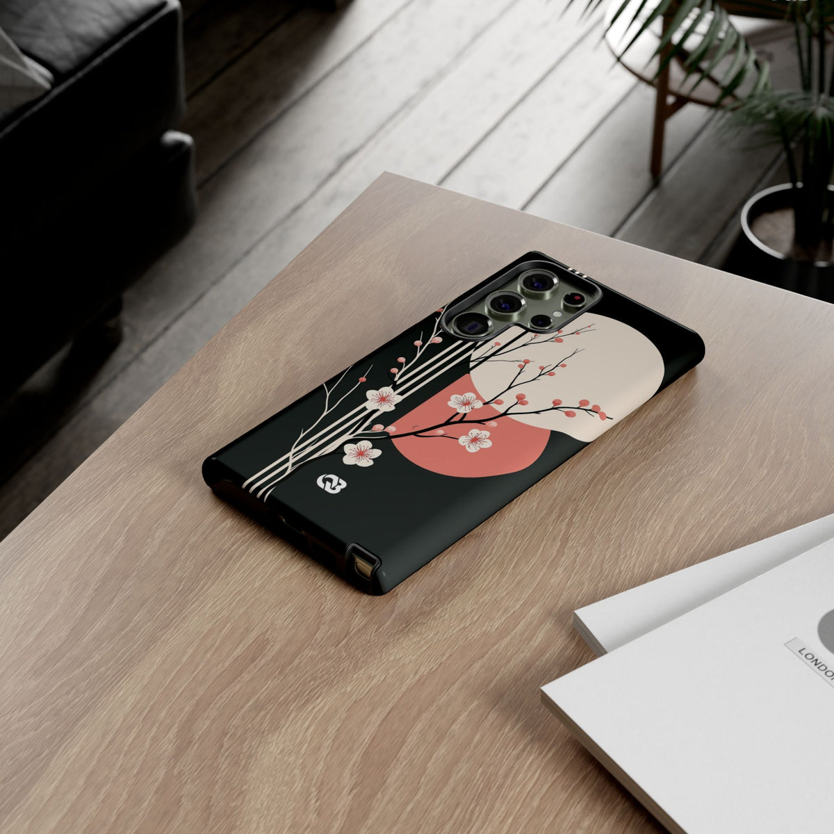 Nocturne Sakura Branch · Tough Phone Case for Samsung · Black