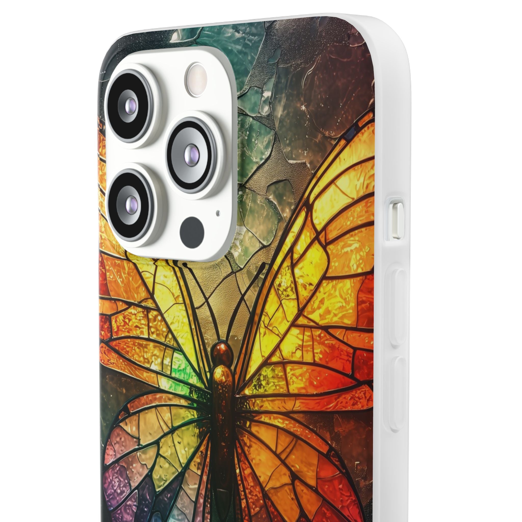 Vitraalvlinder iPhone 13 Pro - Soft