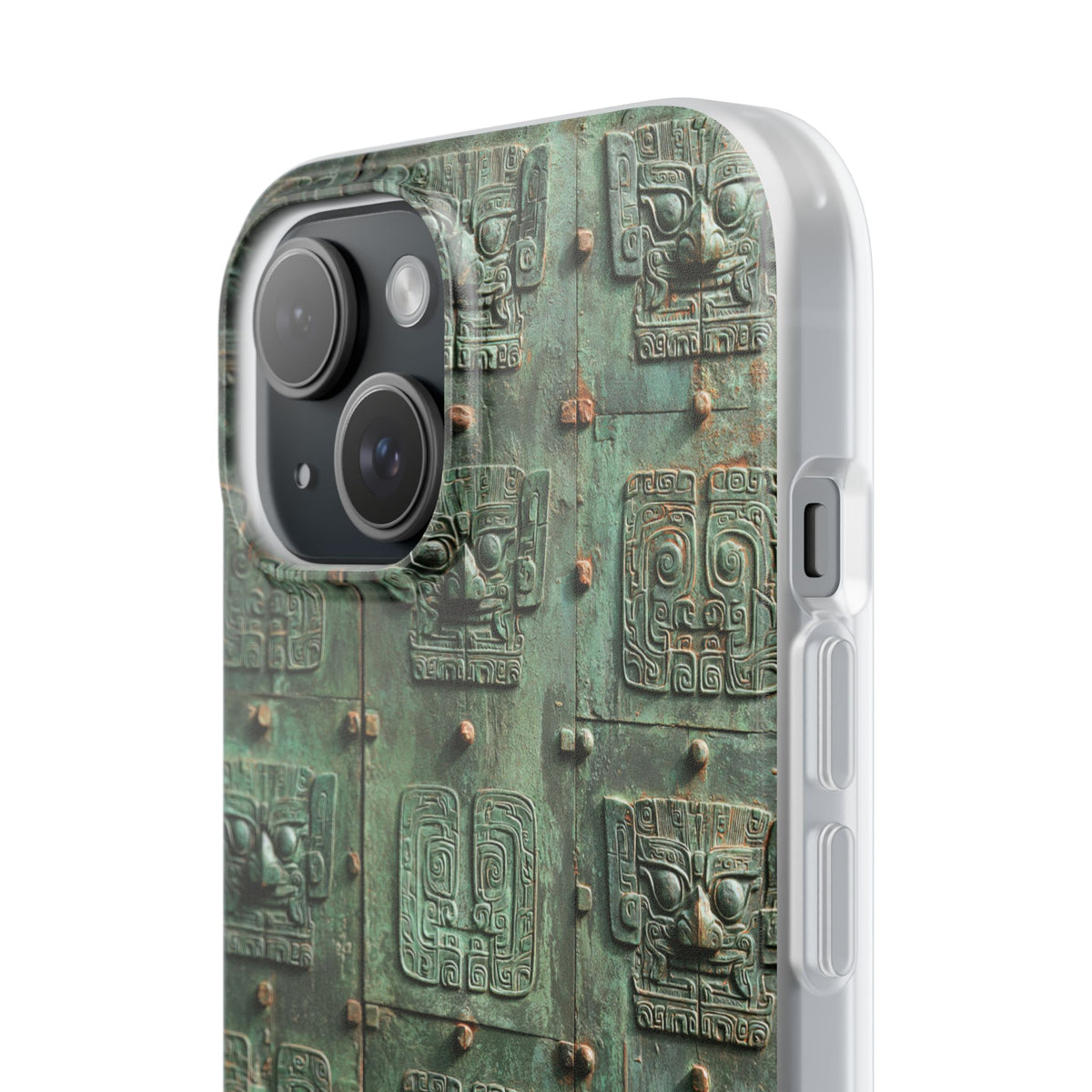 Dynastic Bronze Relief · Lite Phone Case for iPhone · Green