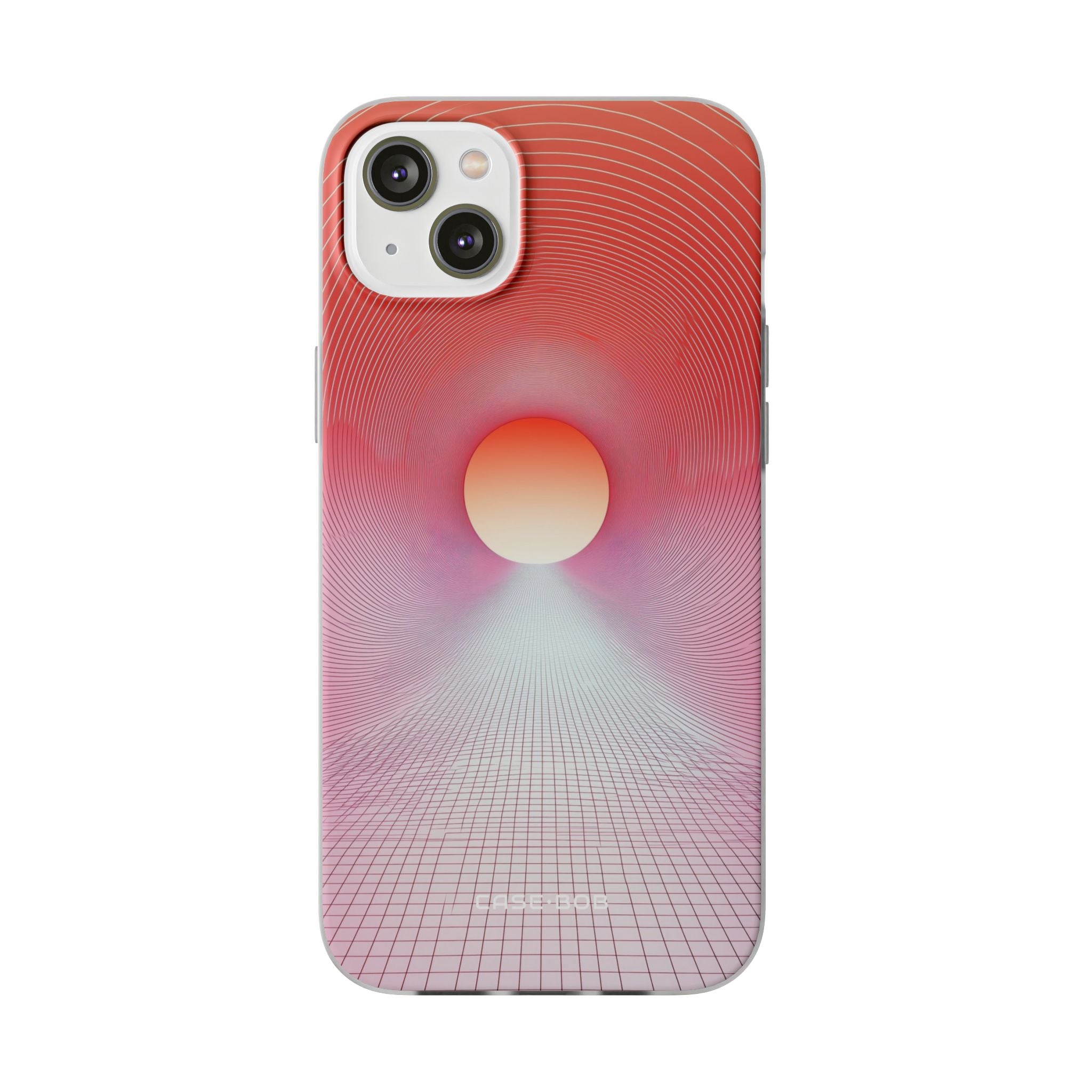 Oranje Portal iPhone 14 Plus hoesje - Soft