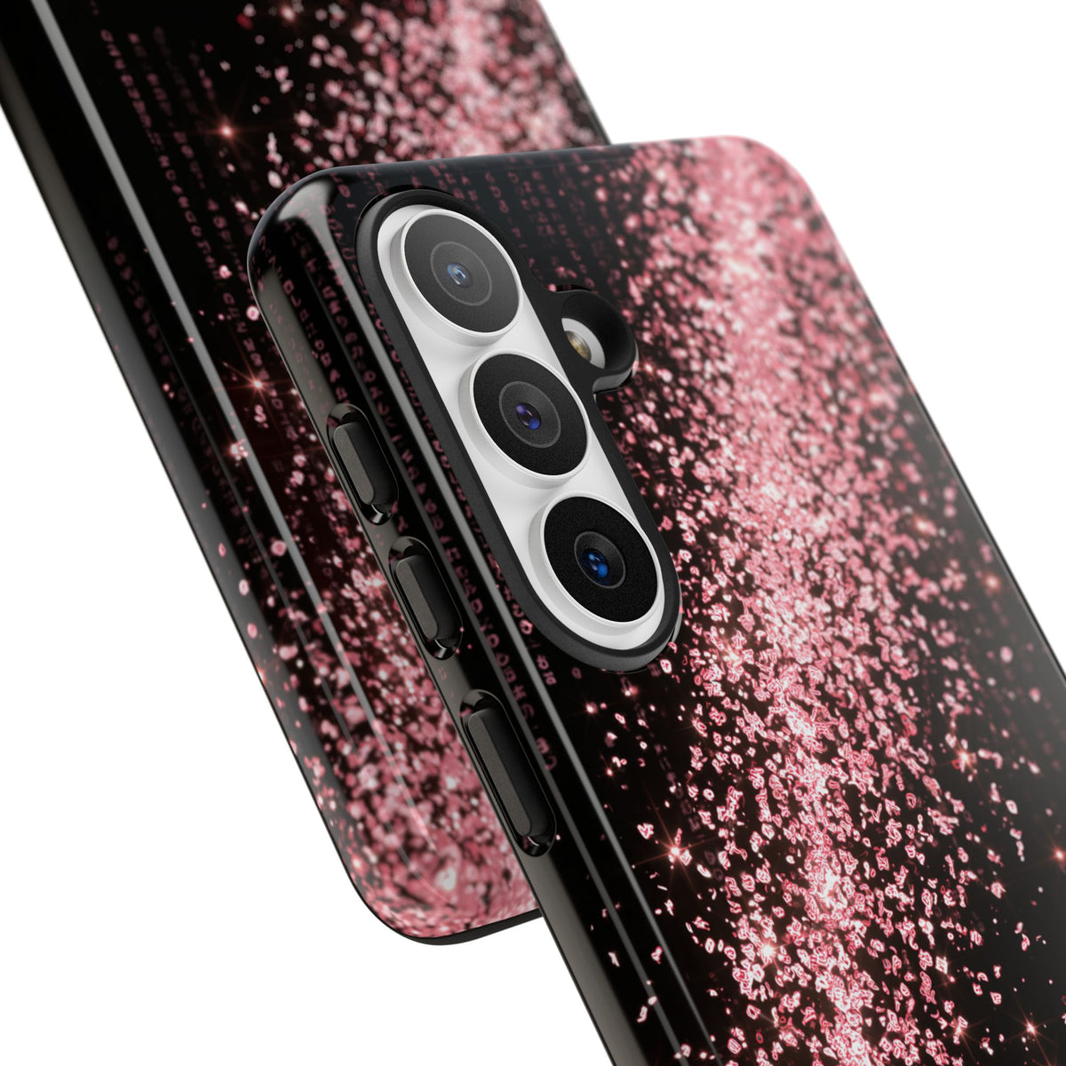 Rose Digital Cascade · Tough Phone Case for Samsung · Pink