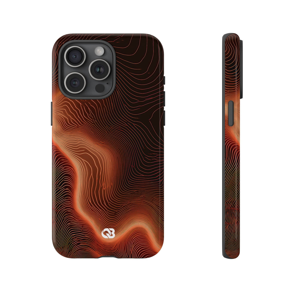 Caldera Ridge · Tough Phone Case for iPhone · Orange