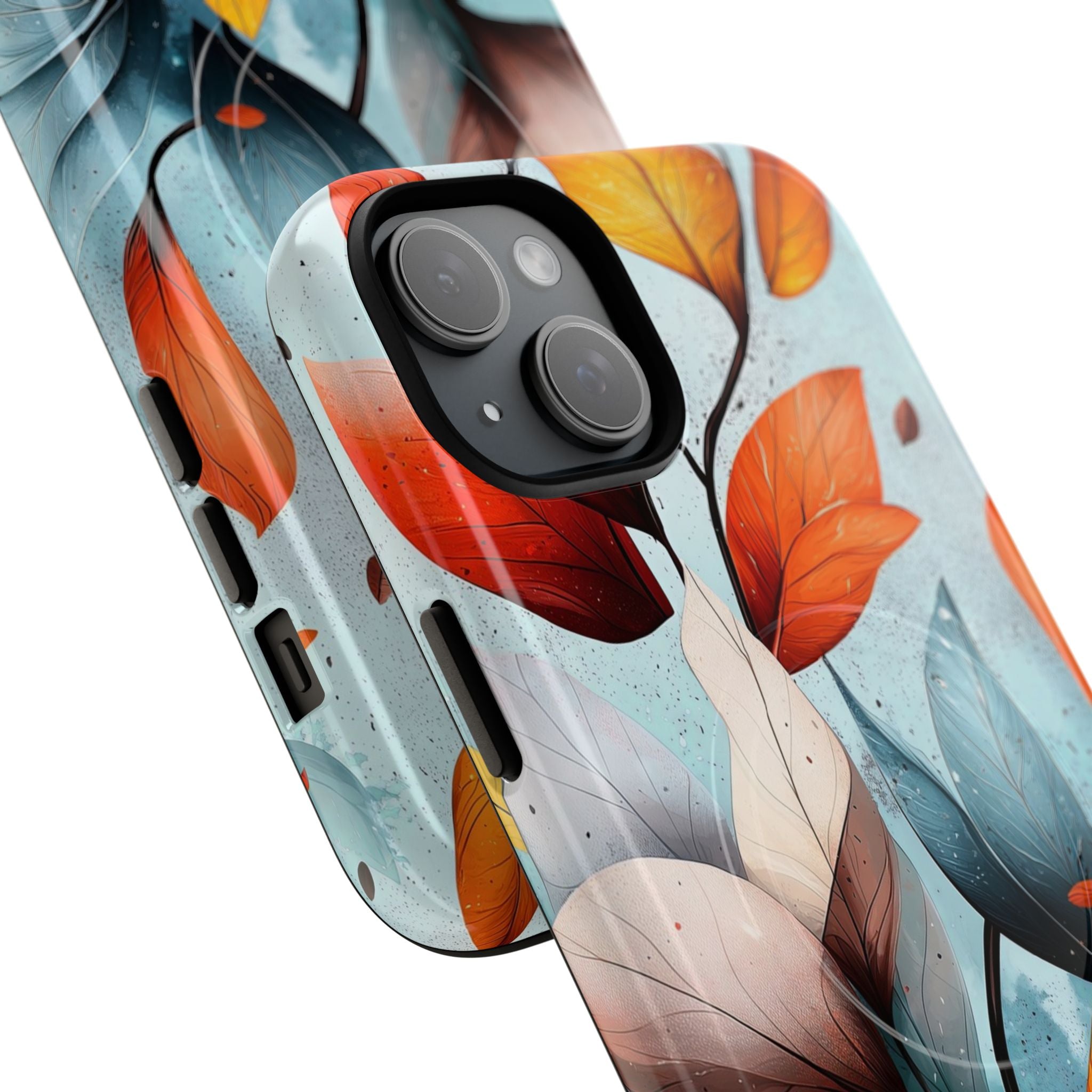 Crimson Veins iPhone 15 Plus Case - Tough+