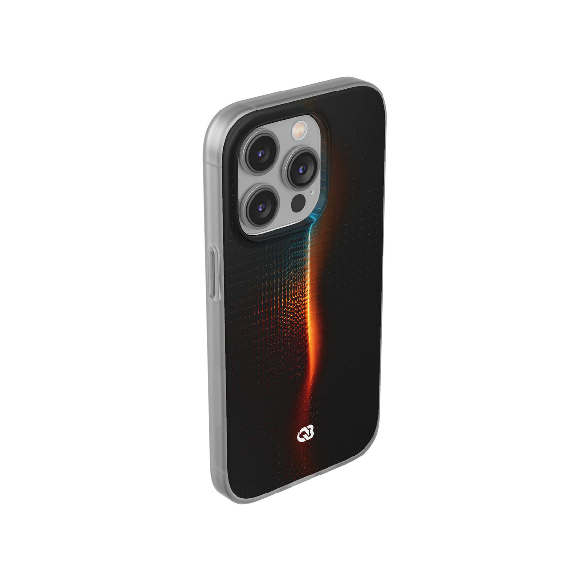 Luminous Refraction Grid · Lite Phone Case for iPhone · Black