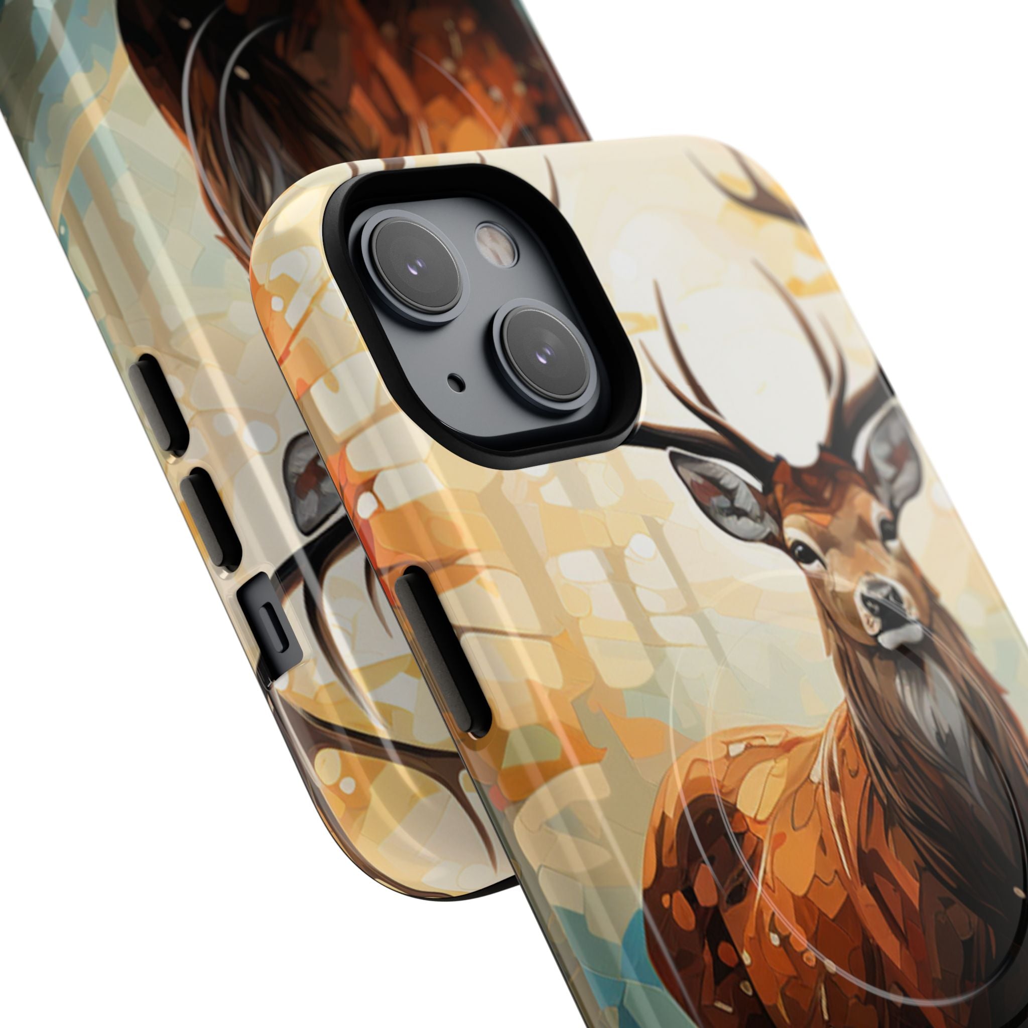 Glowing Stag iPhone 14 Plus Case - Tough+ - CASE•BOB