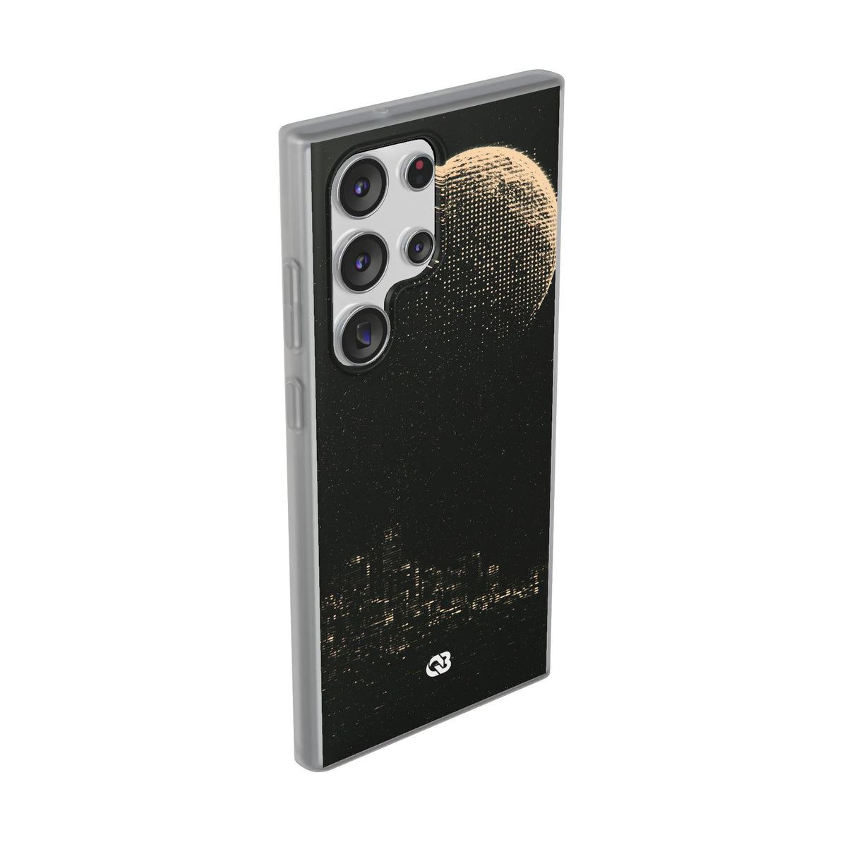 Lunar Metropolis Nocturne · Lite Phone Case for Samsung · Black