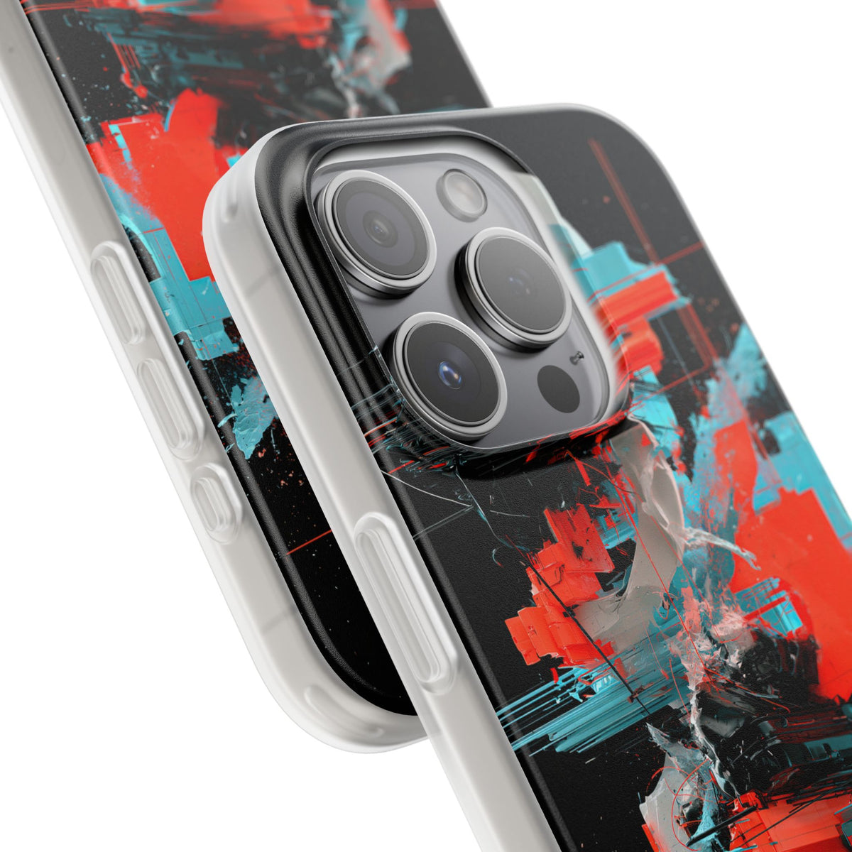 Fragmented Cyber Core · Lite Phone Case for iPhone · Black