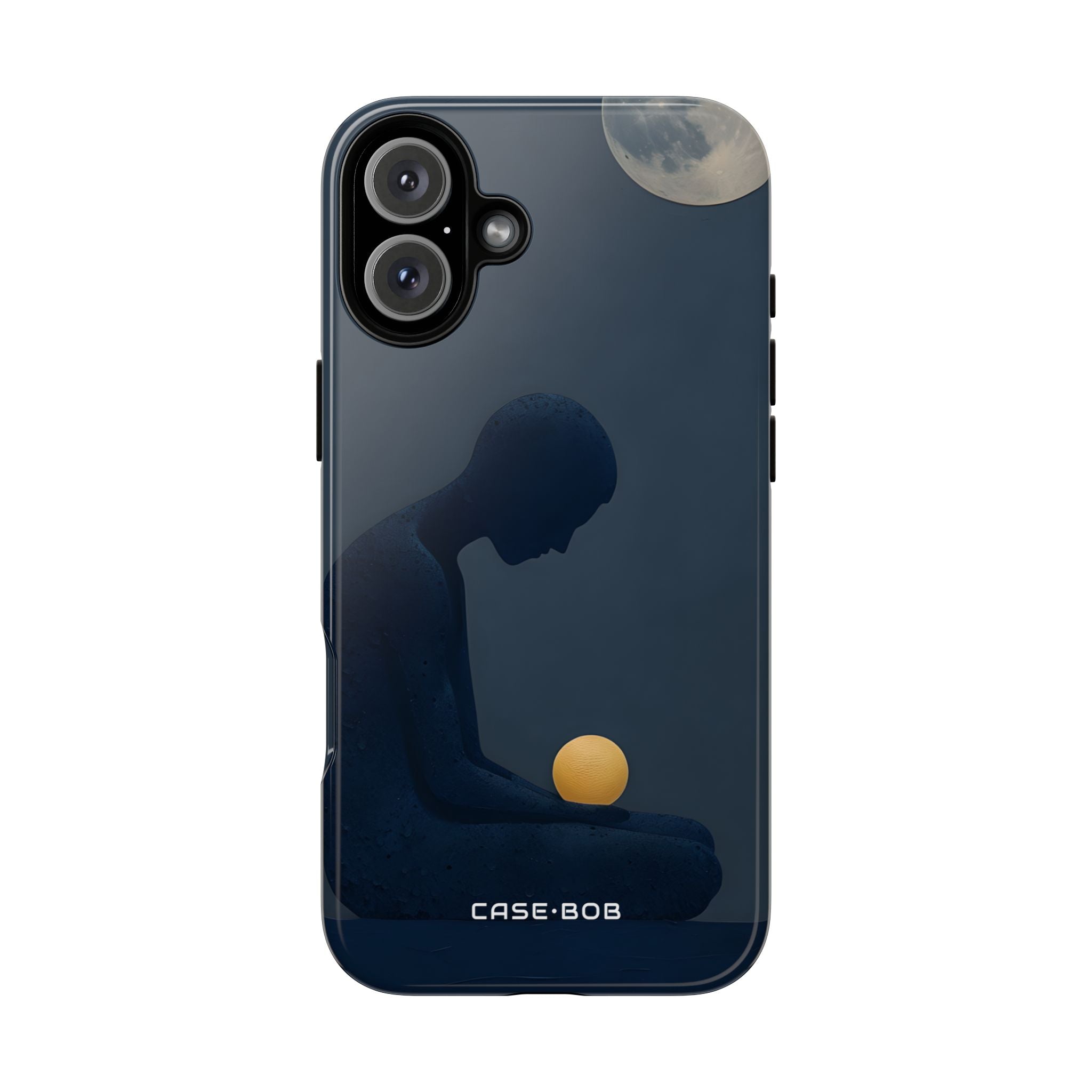 Navy Meditant iPhone 16 Plus Case - Tough