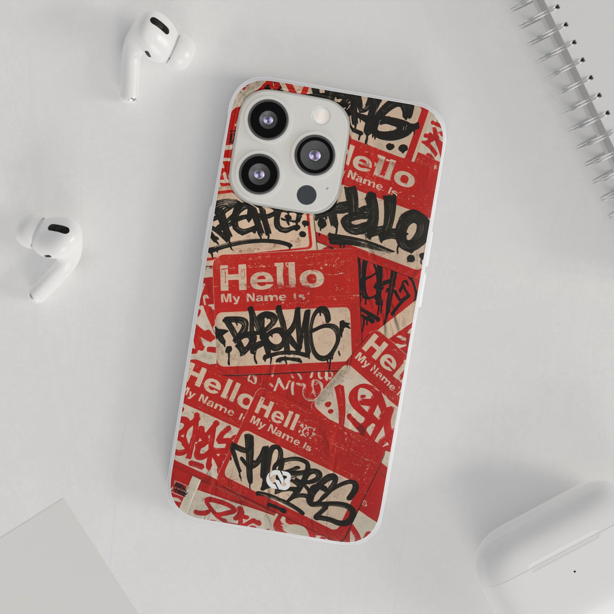Slap Tag Collage · Lite Phone Case for iPhone · Red