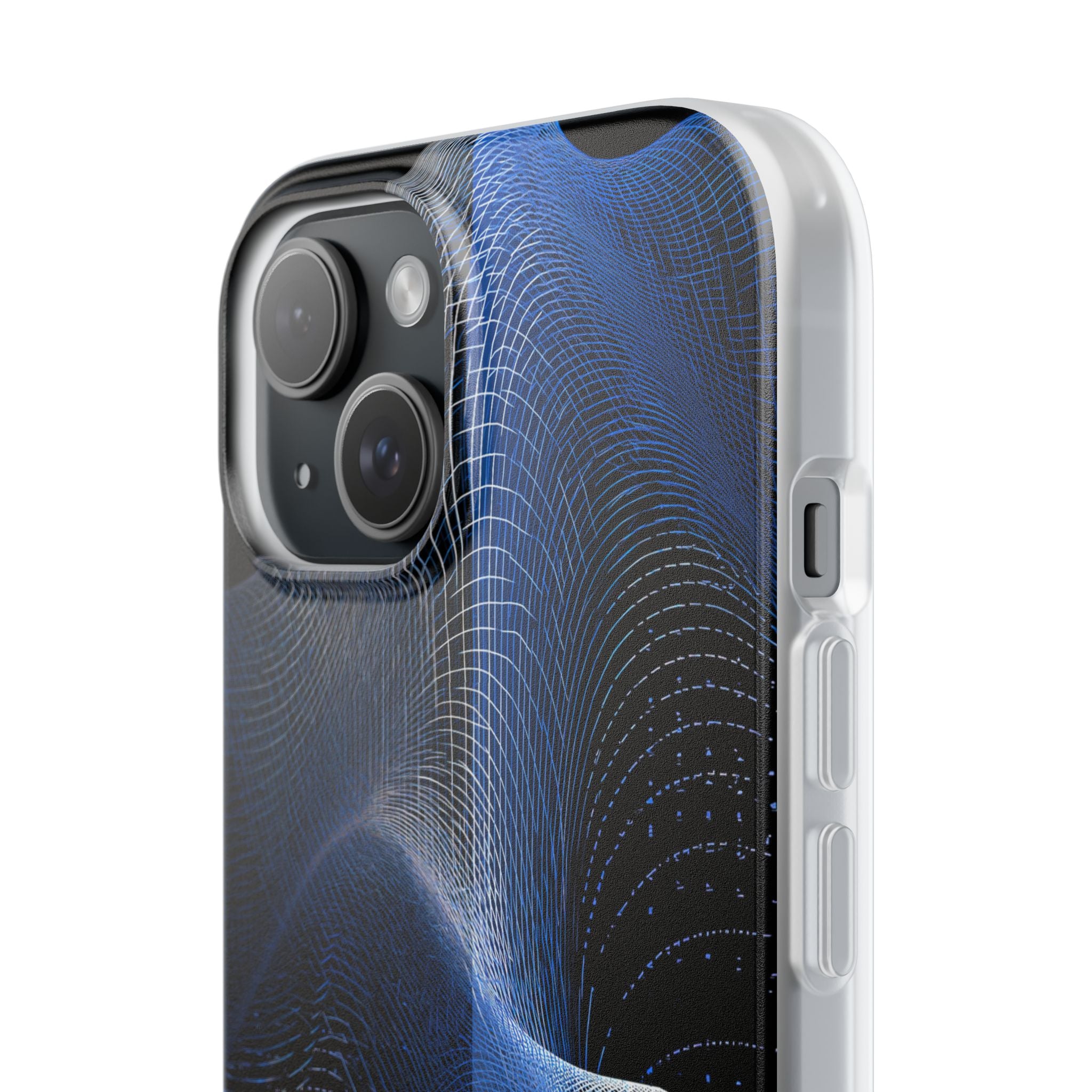 Blue Lite Phone Case for iPhone - Electric Blue Flux