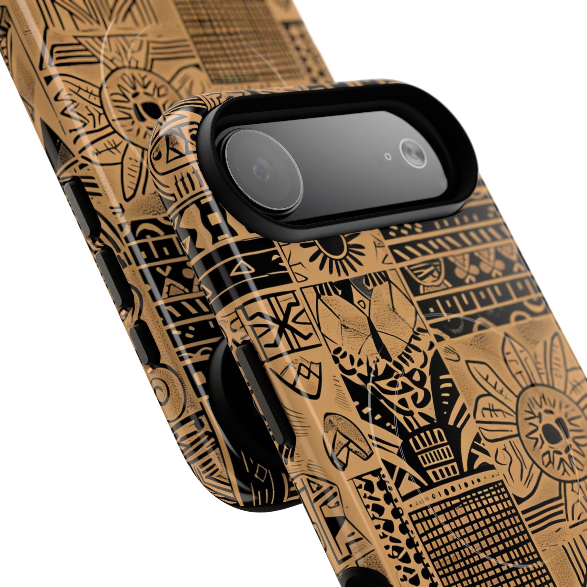 Tribal Faces iPhone 17 Air Case - Tough+ - CASE•BOB
