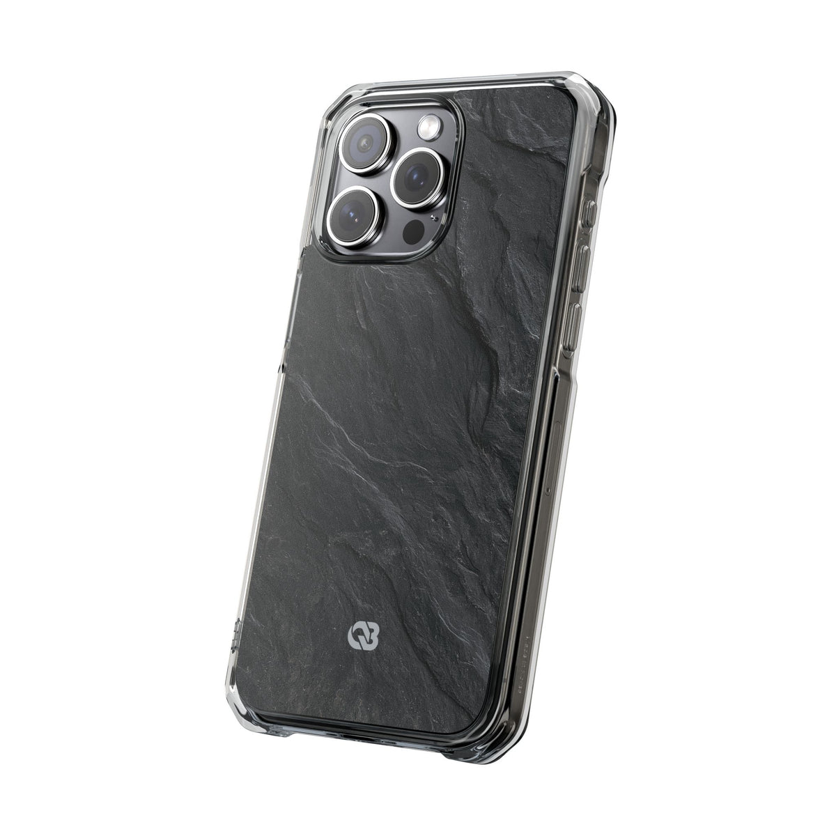 Black Impact MagSafe Phone Case for iPhone - Midnight Slate Ridge
