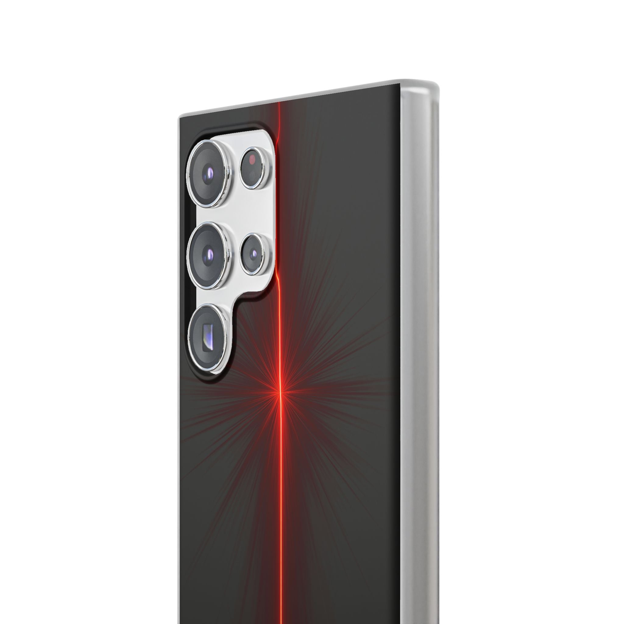 Red Lite Phone Case for Samsung - Crimson Flare Vector