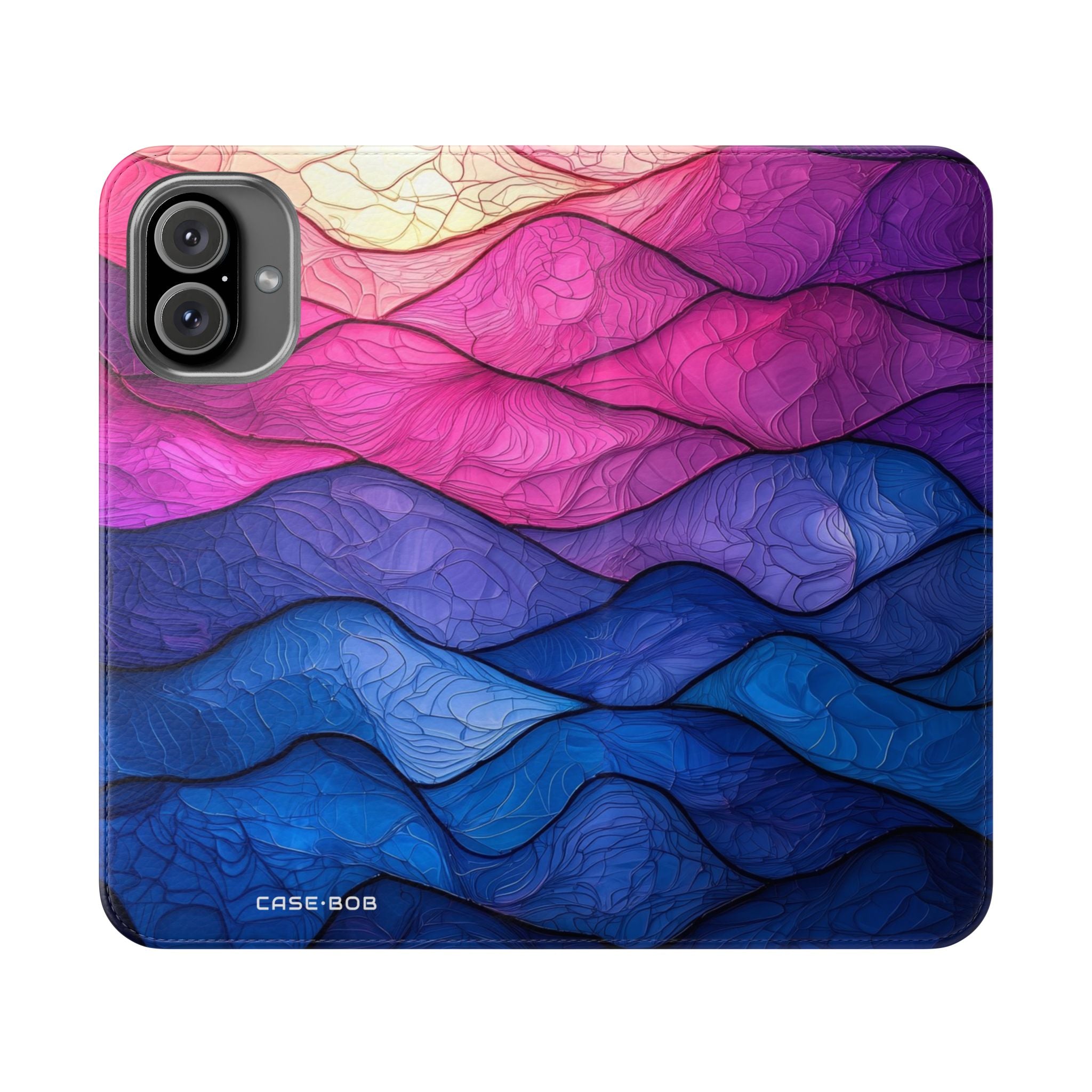 Wavy Veins - iPhone 16 Plus Case - Wallet