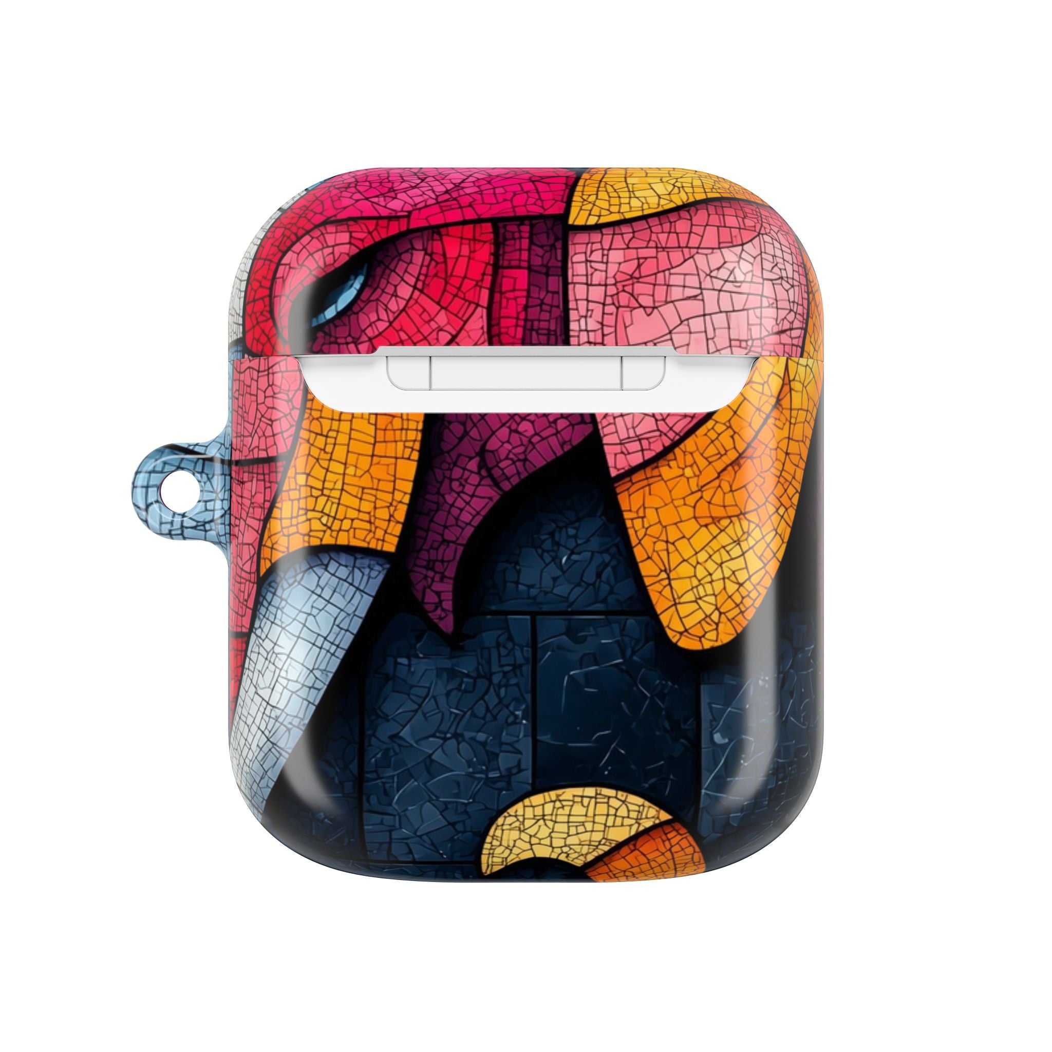 Blue Mosaic Elephant - AirPods Case