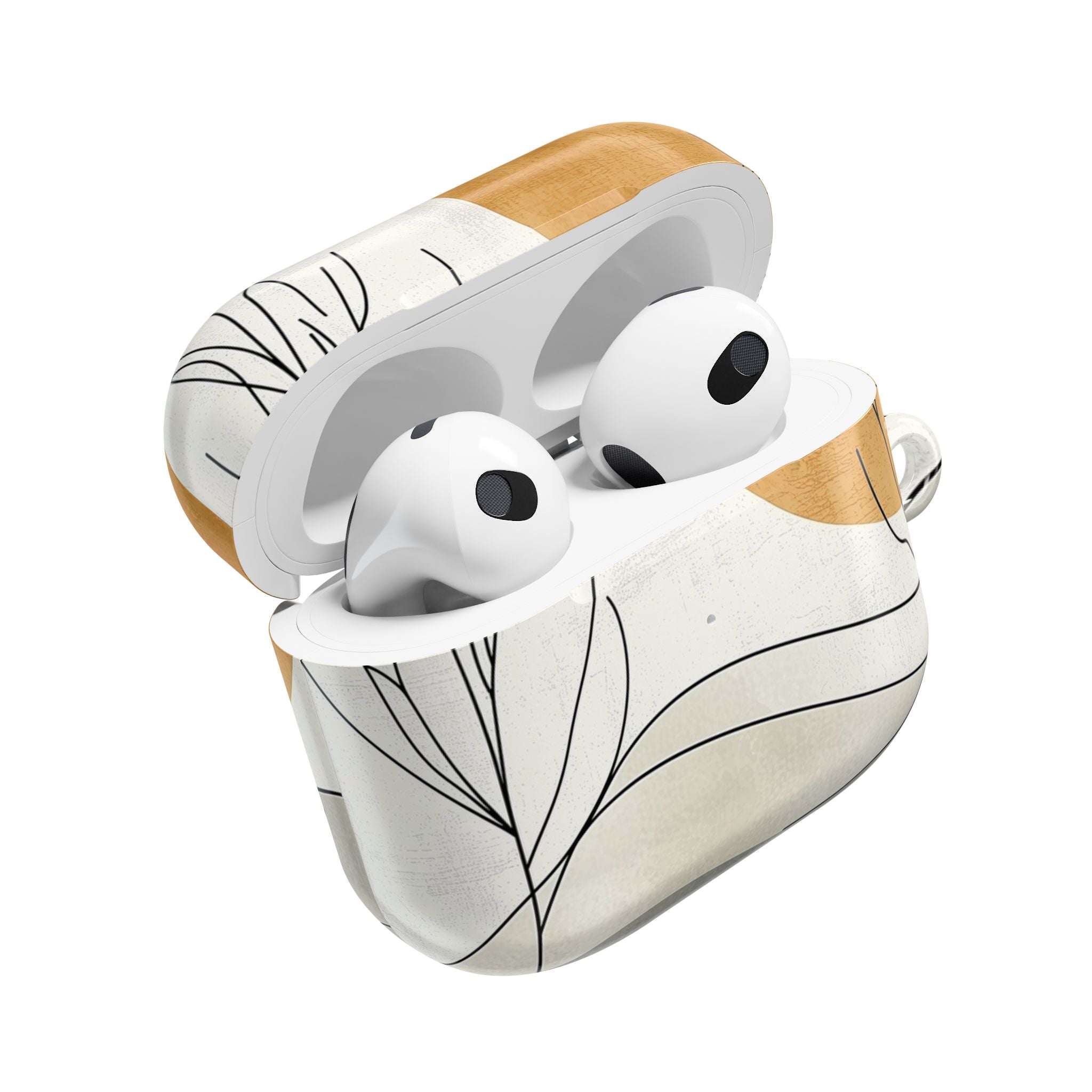 Orange Eclipse Trees - AirPods Case