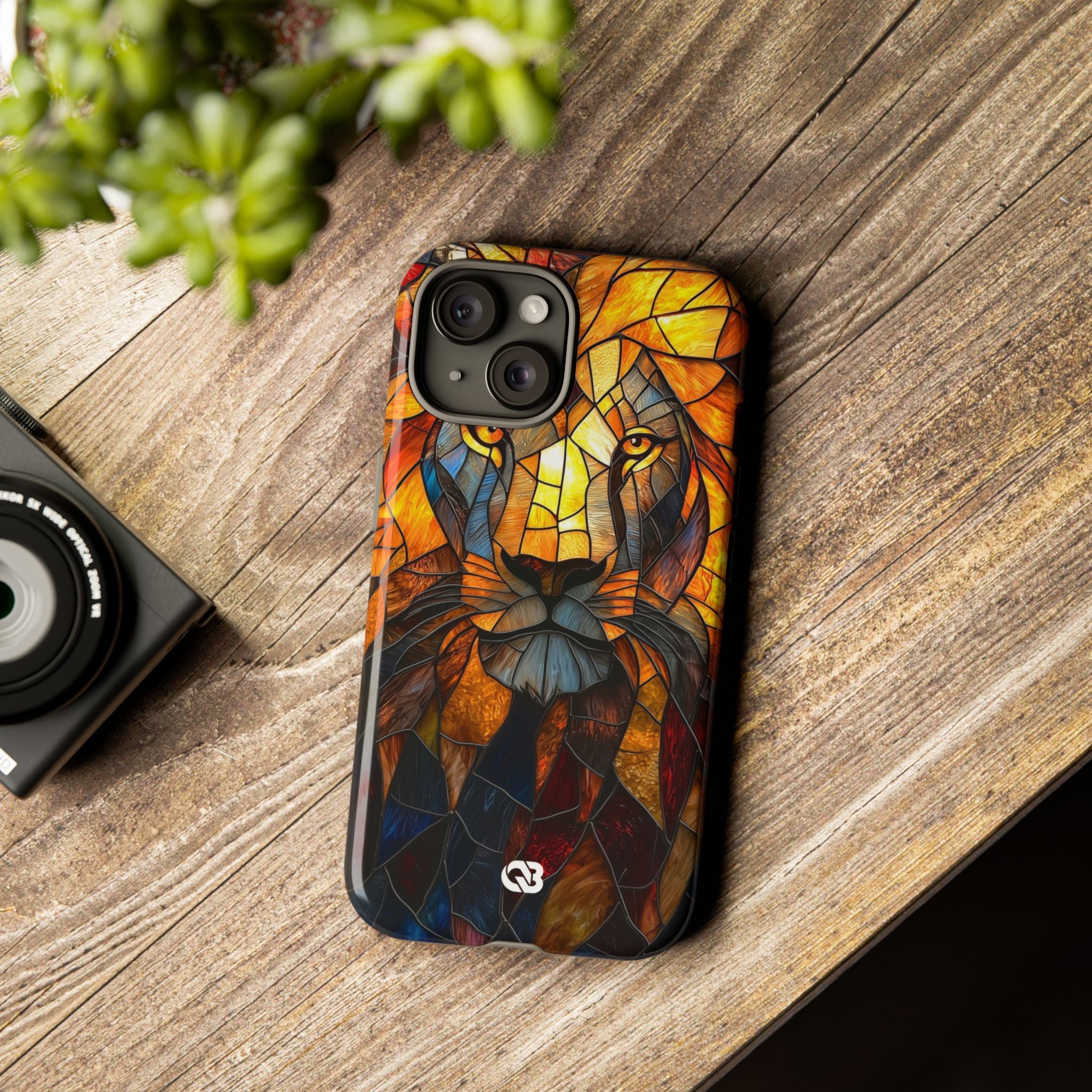 Amber Glass Lion · Tough Phone Case for iPhone