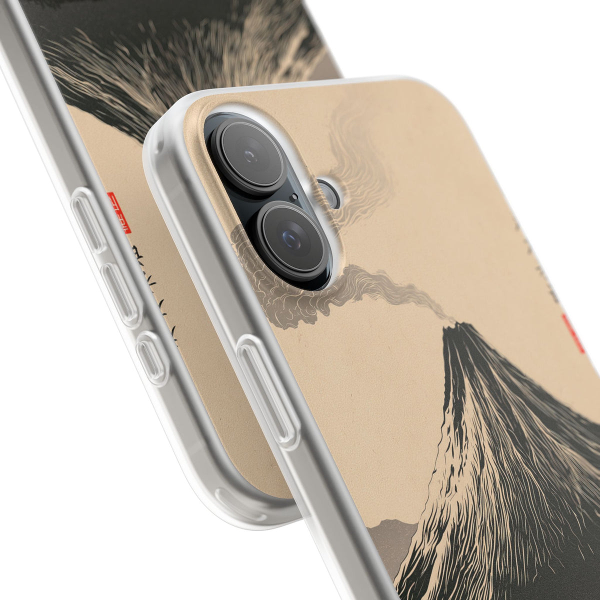 Beige Lite Phone Case for iPhone - Obsidian Ink Summit