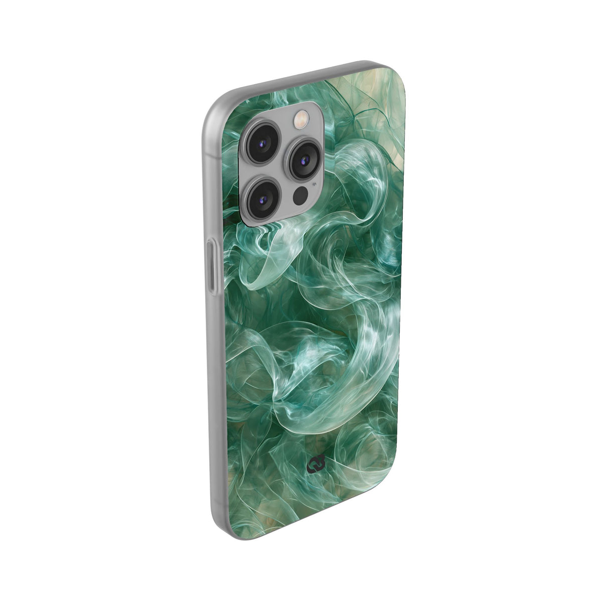 Translucent Aqua Flow · Lite Phone Case for iPhone · Teal