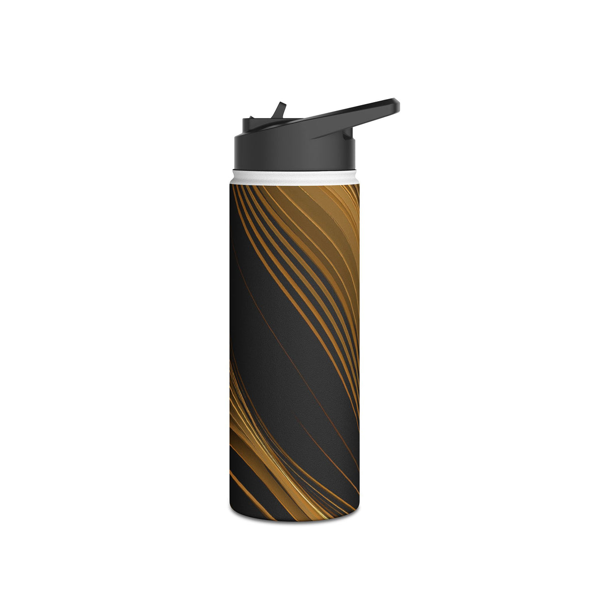 Gilded Contour · Insulated Water Bottle · Gold