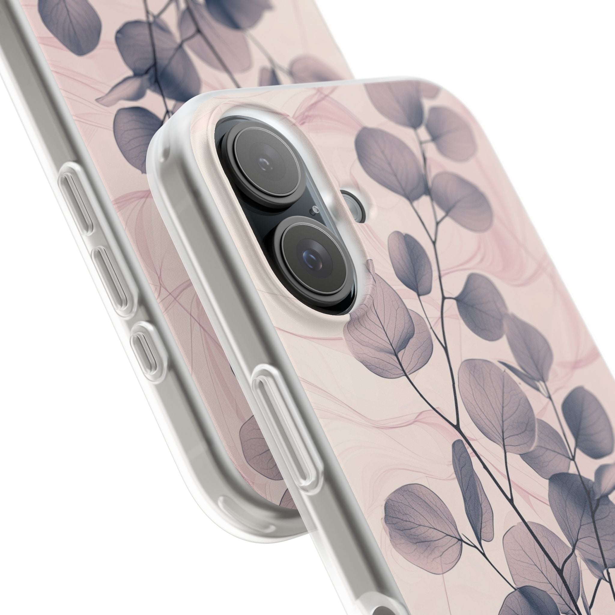 Vævet blad hvisken iPhone 16 Cover - Blød