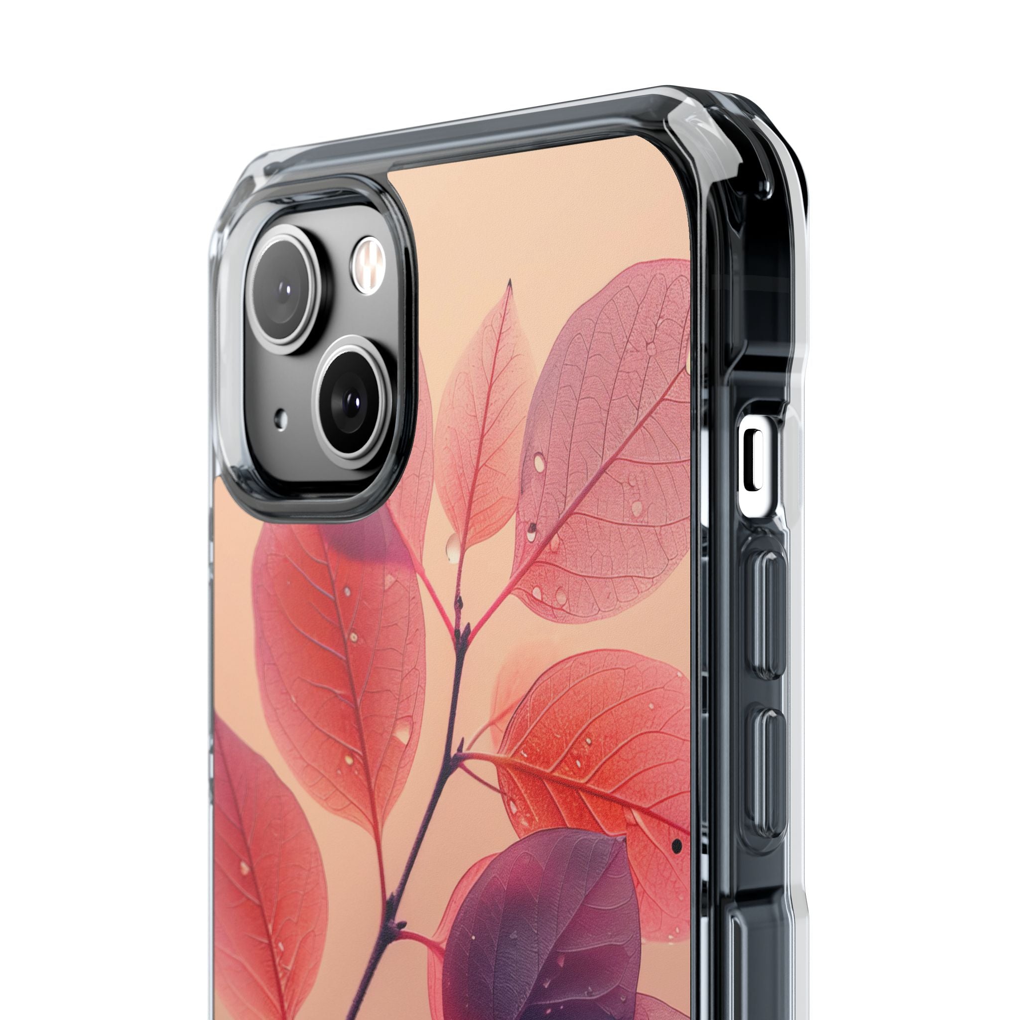 Dewy Magenta Foliage · Impact Phone Case for iPhone · Magsafe
