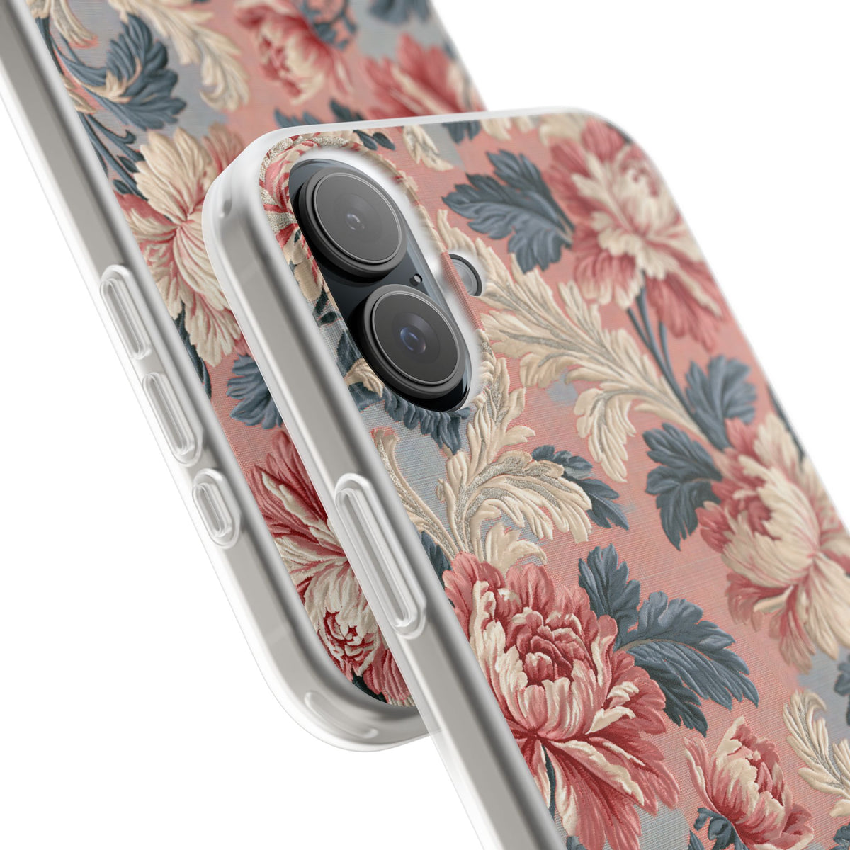 Blush Peony Jacquard · Lite Phone Case for iPhone · Pink