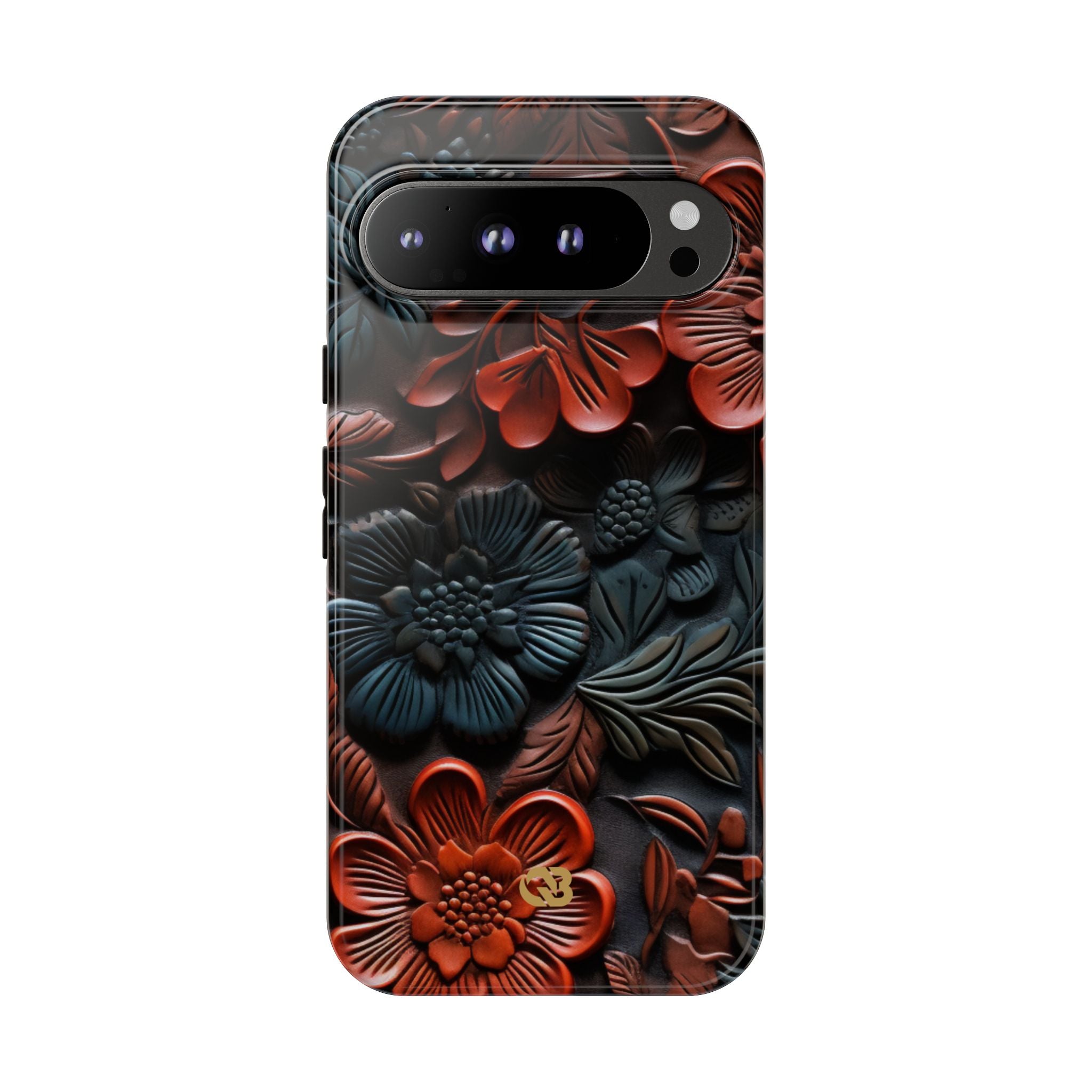 Carved Earth Bloom · Tough Coque de téléphone pour Google Pixel
